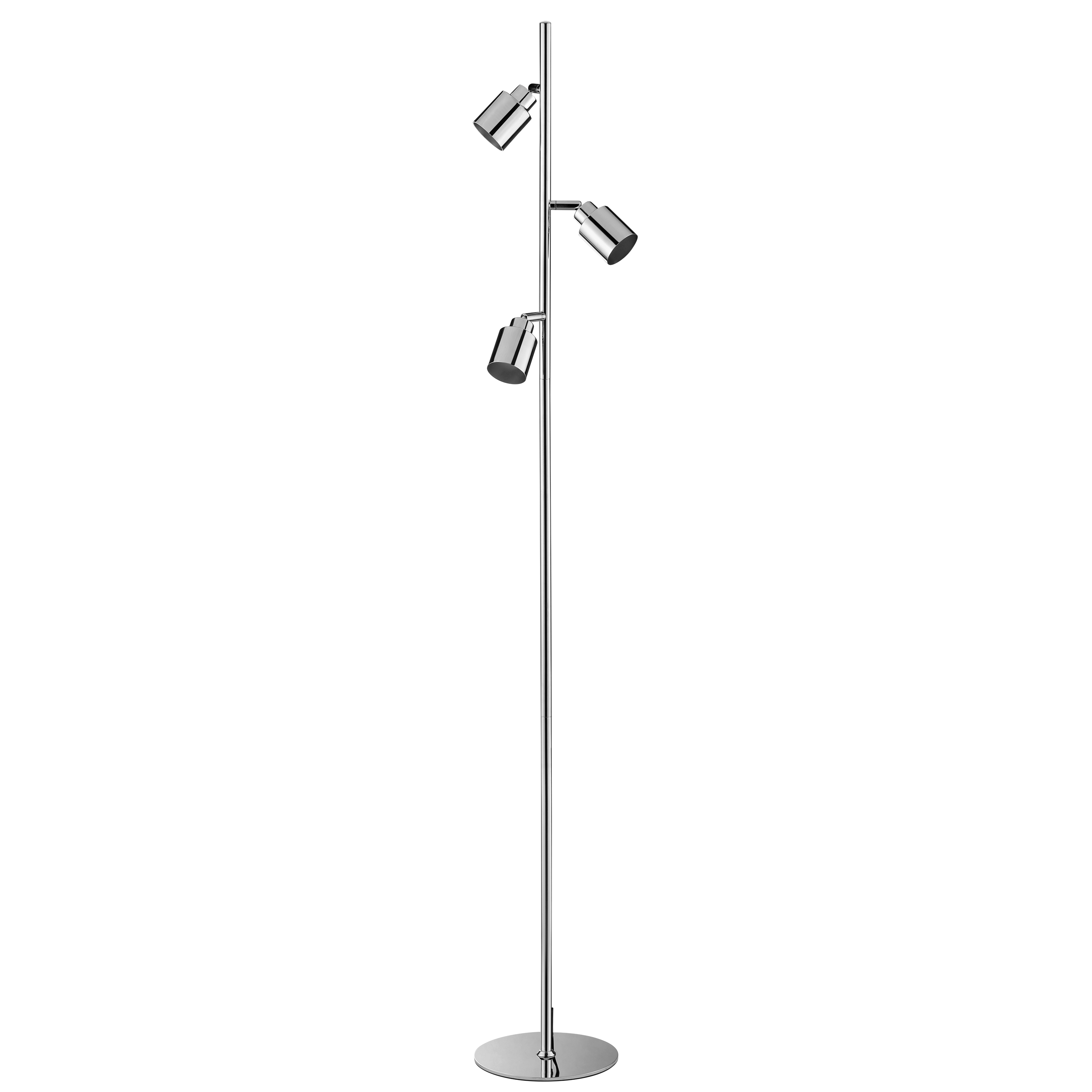 Lampa podłogowa Tekla chrom 3 x GU10 Inspire - 2