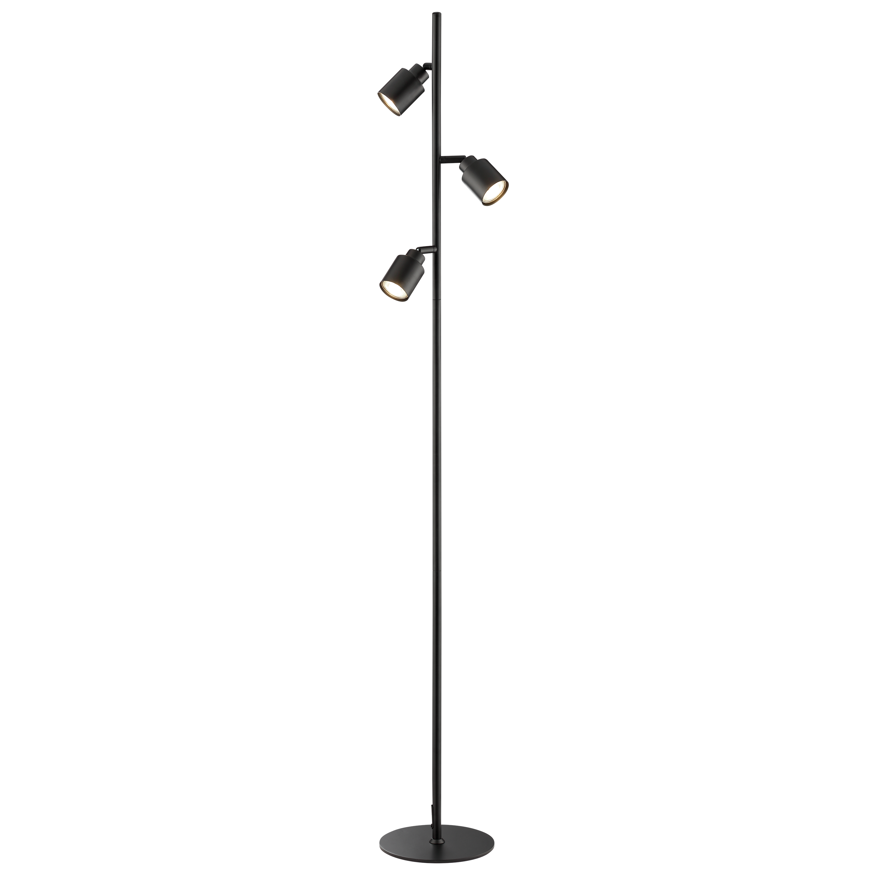 Lampa podłogowa Tekla czarna 3 x GU10 Inspire - 2