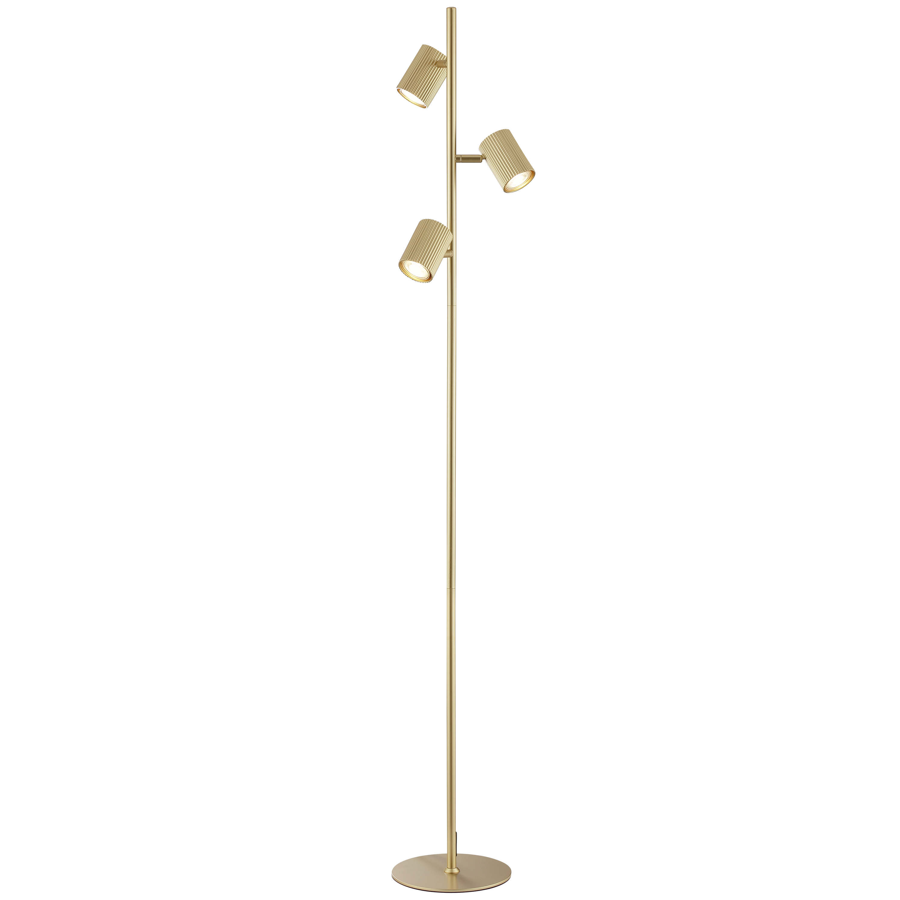 Lampa podłogowa Fabio złota 3 x GU10 Inspire - 21