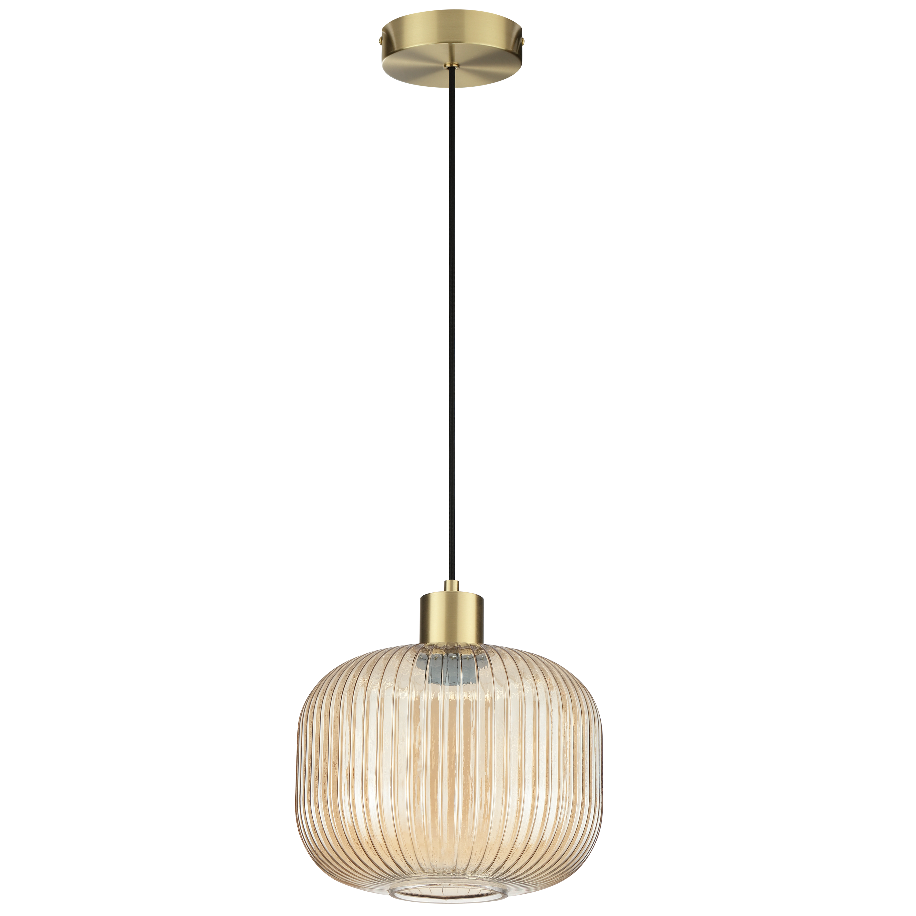 Lampa wisząca Dipsy bursztyn E27 25 cm Inspire - 11