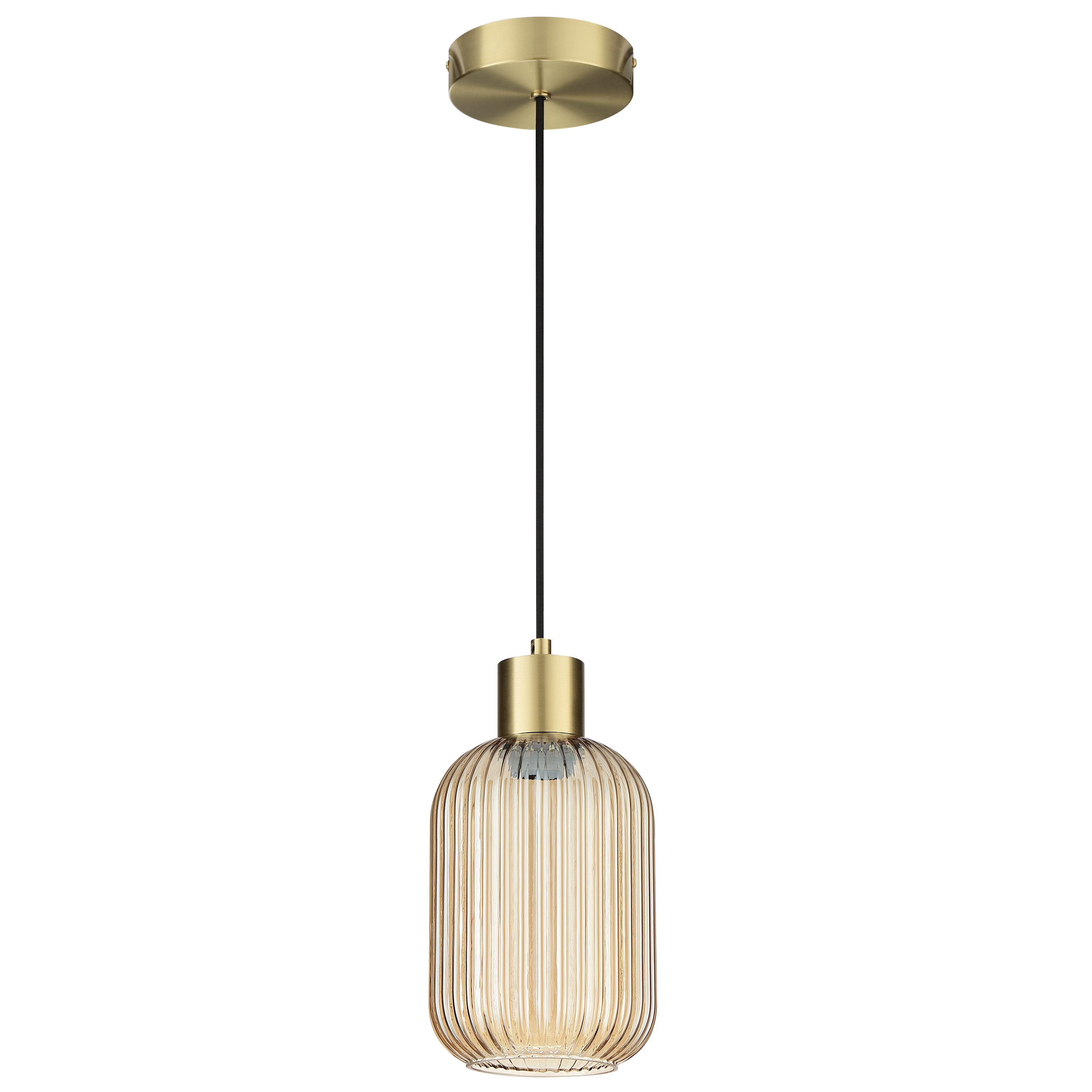 Lampa wisząca Dipsy bursztyn E27 14 cm Inspire - 12