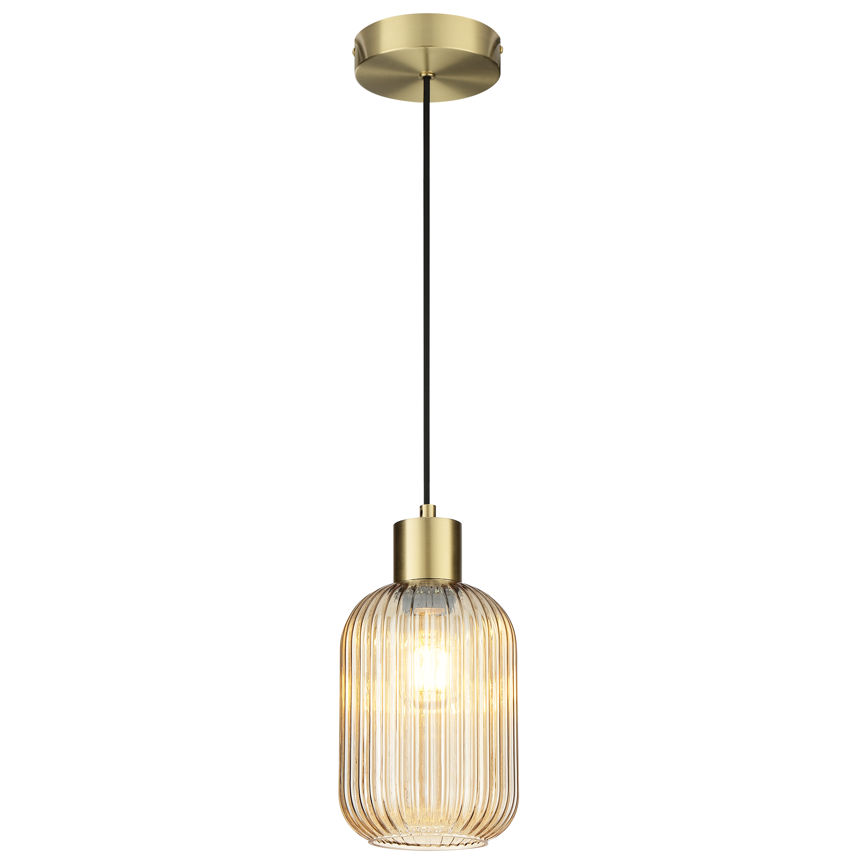 Lampa wisząca Dipsy bursztyn E27 14 cm Inspire - 11