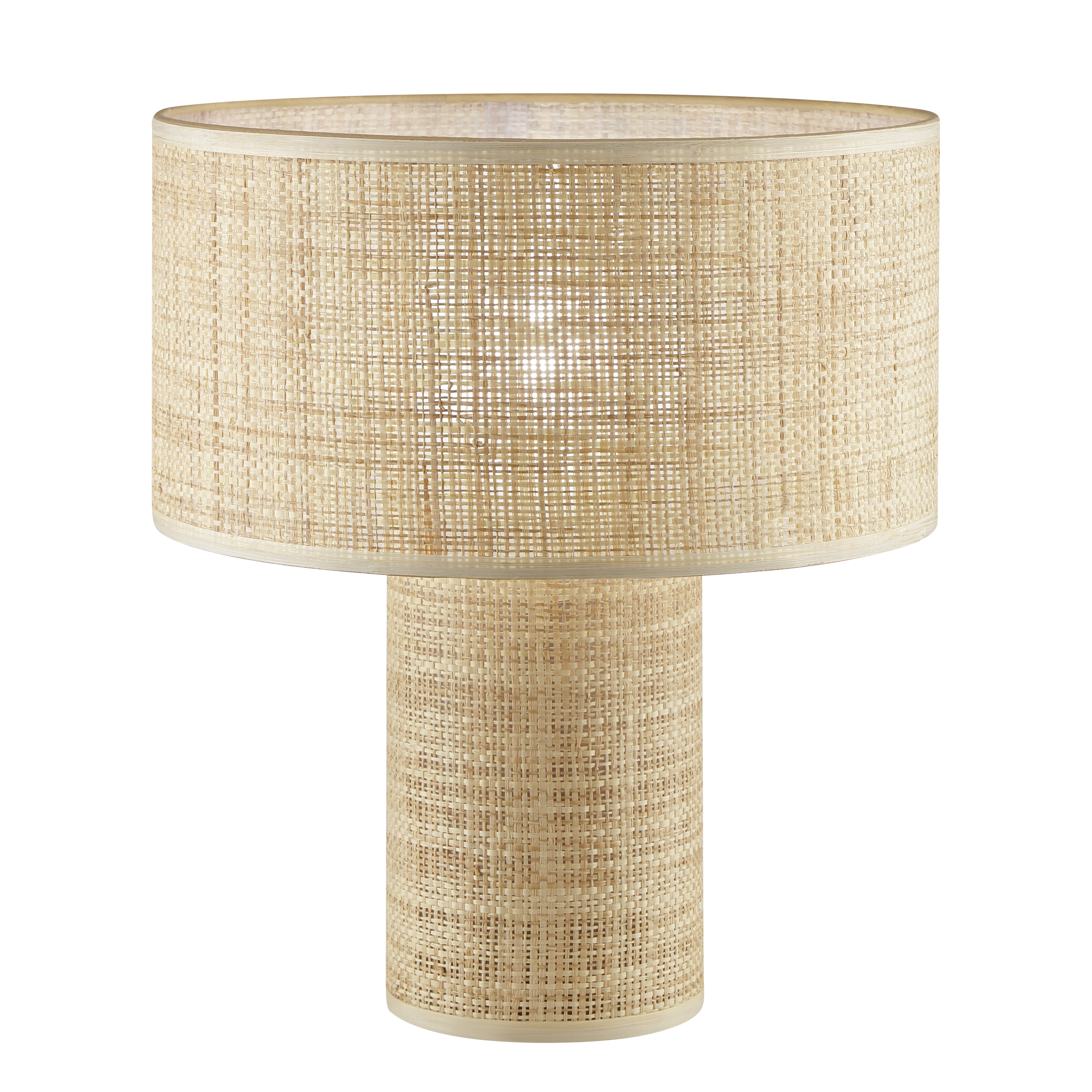 Candeeiro de mesa sem lâmpada E27 d35 35 cm bege Inspire Rafia - 17