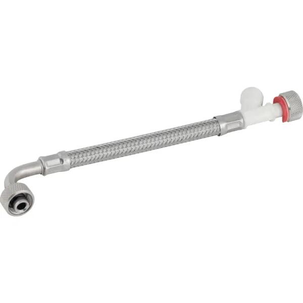 Tubo Drenaggio Tubo Corazzato 3/8"ÜM X 3/8"AG, Tubo Flessibile DN8 Per Sanitario Mit Approvazione Di Acqua Potabile, 15cm-5m - 30cm / 300mm Dranzer F - Foto 4