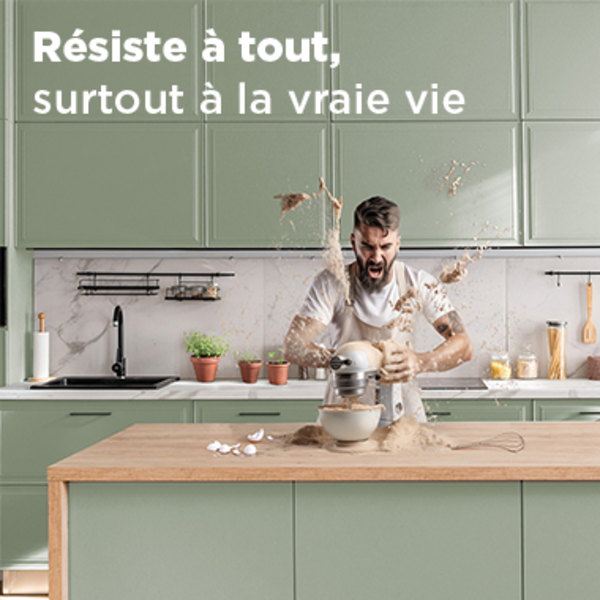 Conçue pour les pièces humides