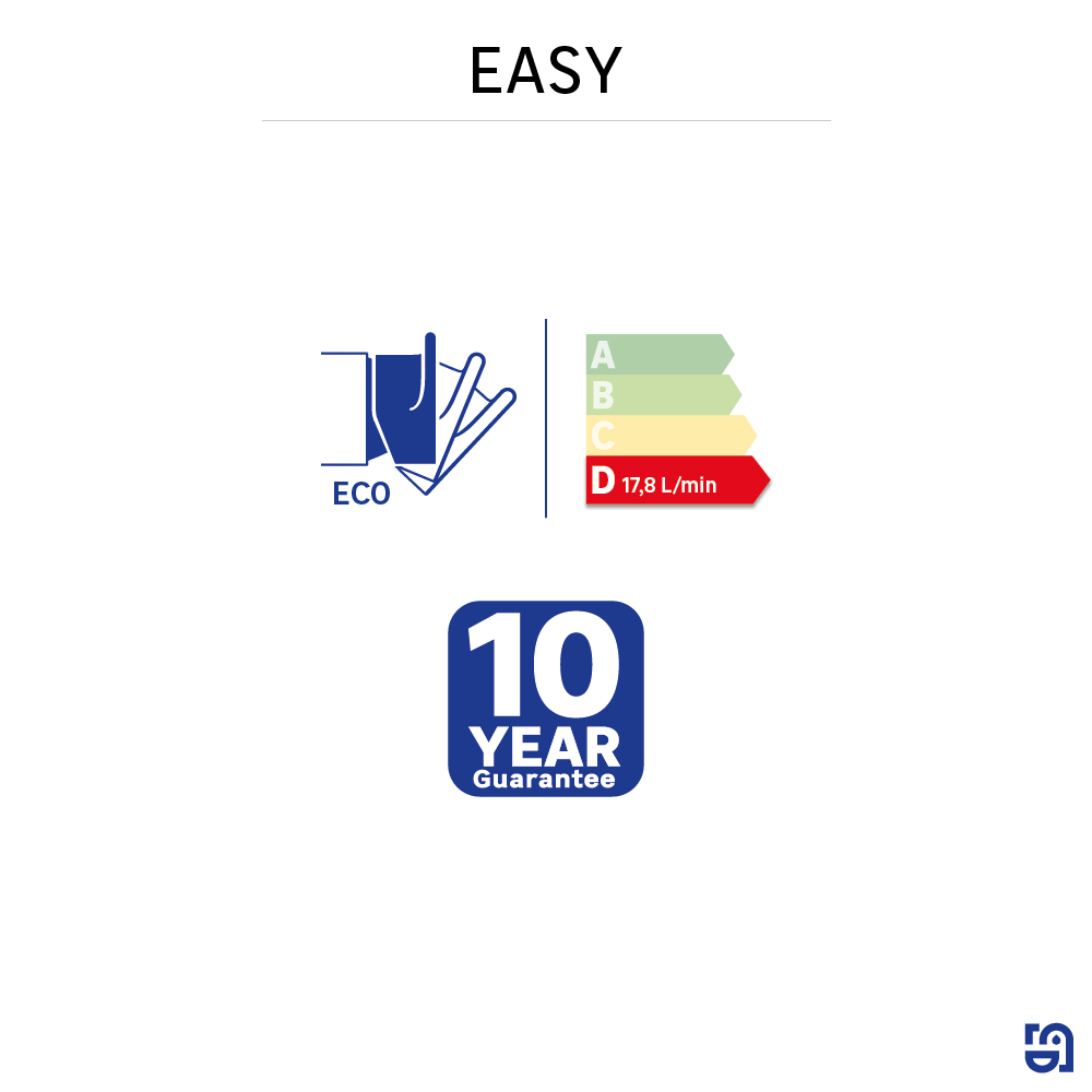 Grifo de ducha monomando SENSEA Easy negro mate  - 7