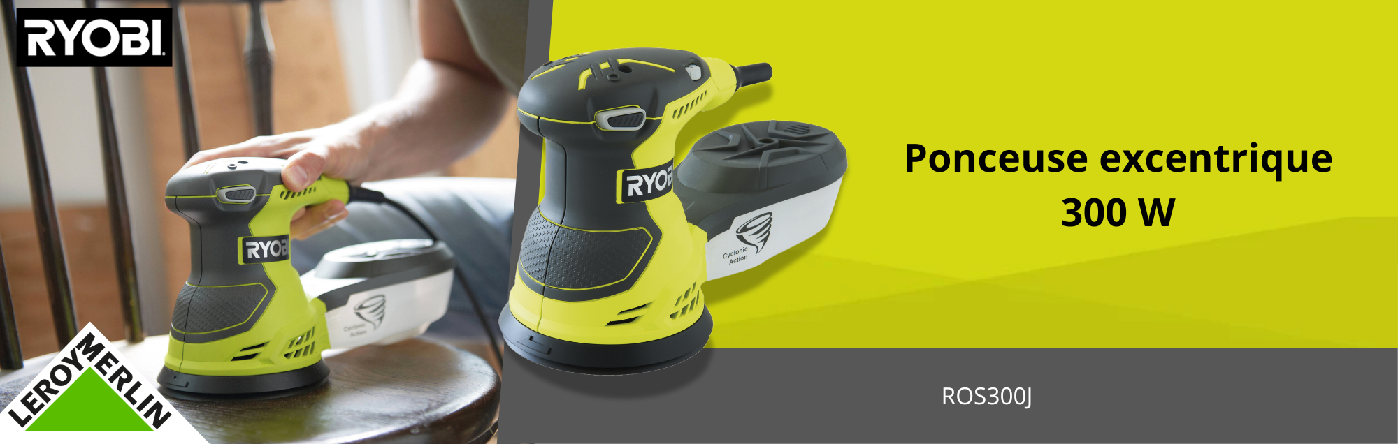 ponceuse RYOBI ROS300J - 0