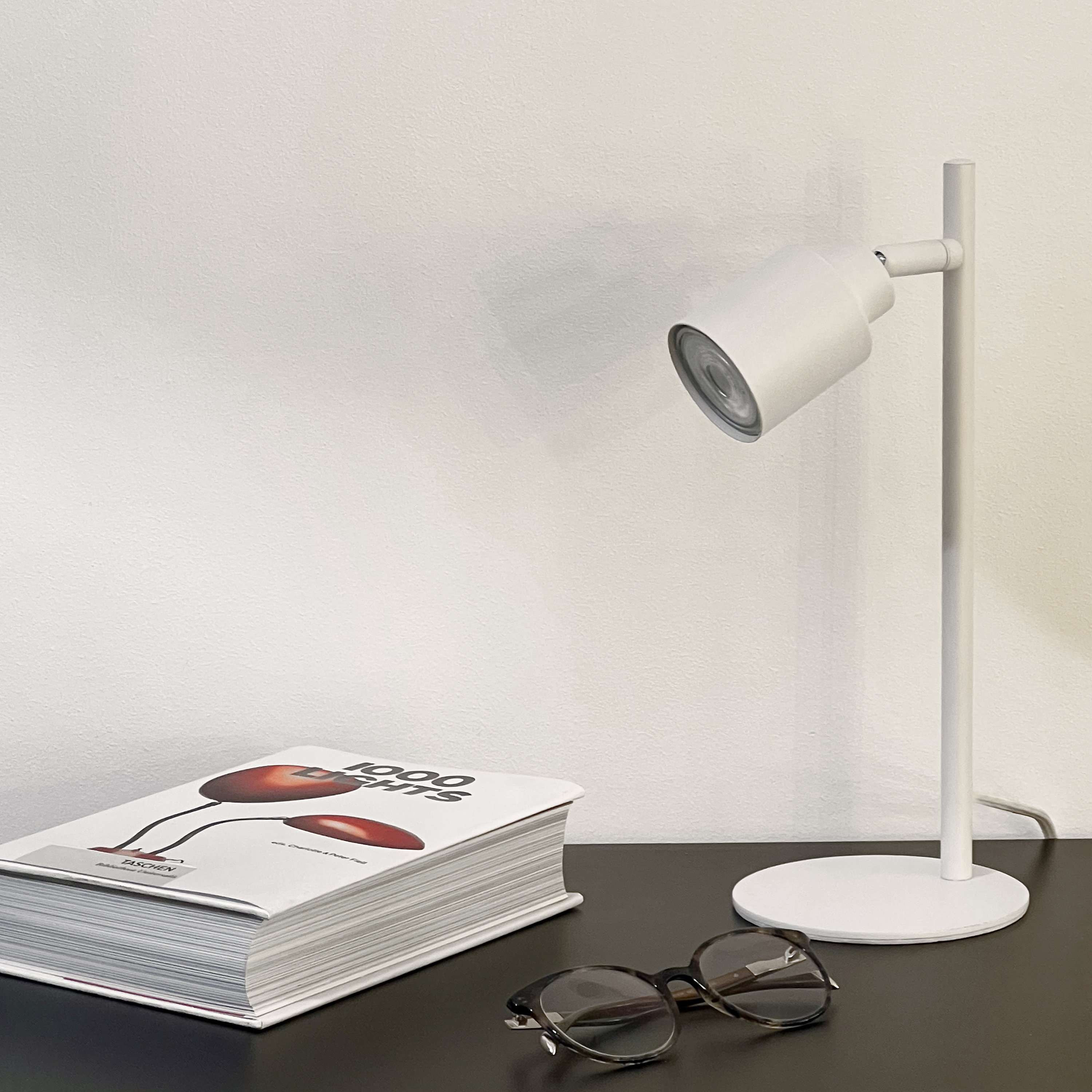 Candeeiro de mesa sem lâmpada GU10 d12 12 cm branco Inspire Tekla - 2