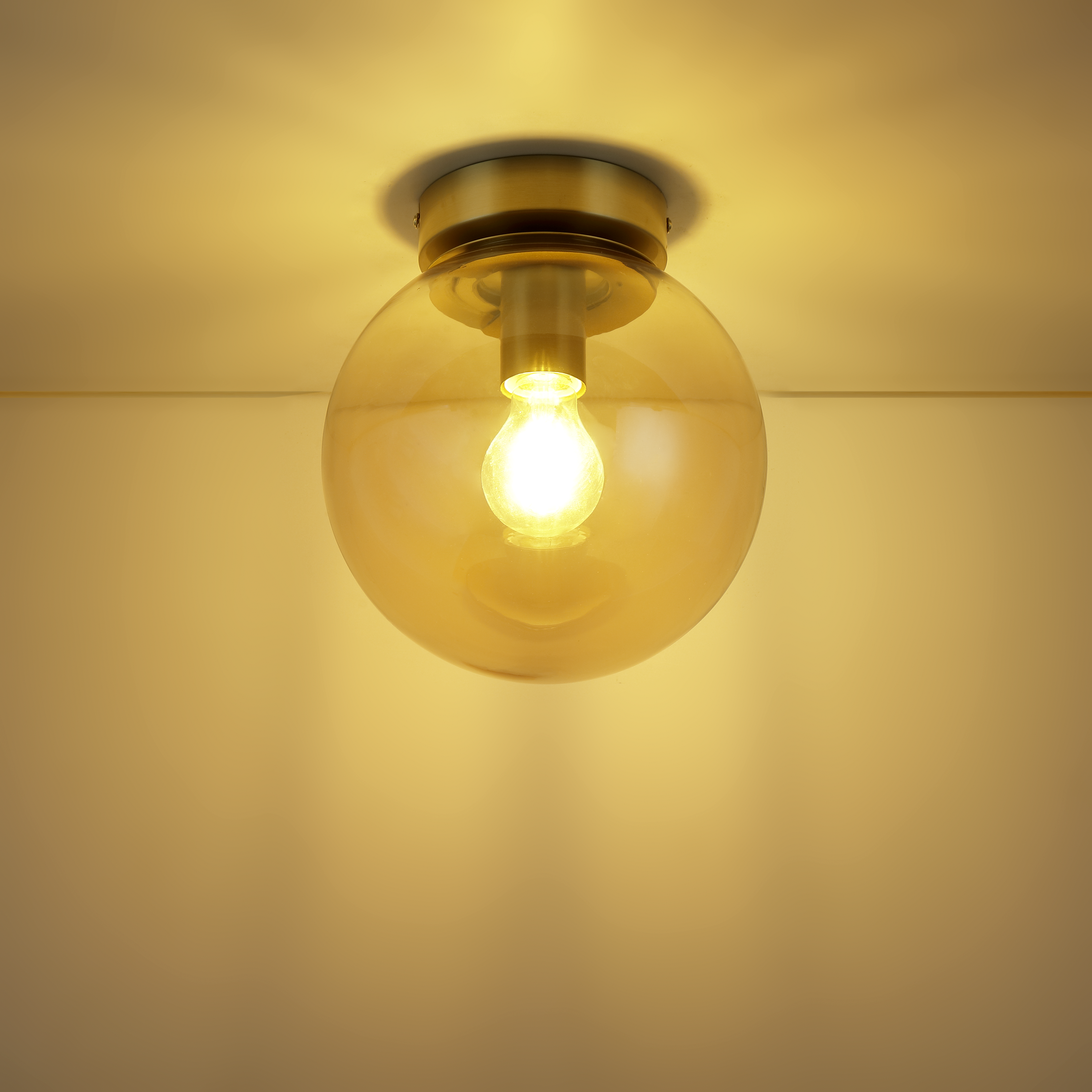 Lampa sufitowa Callas bursztyn E27 Inspire - 4