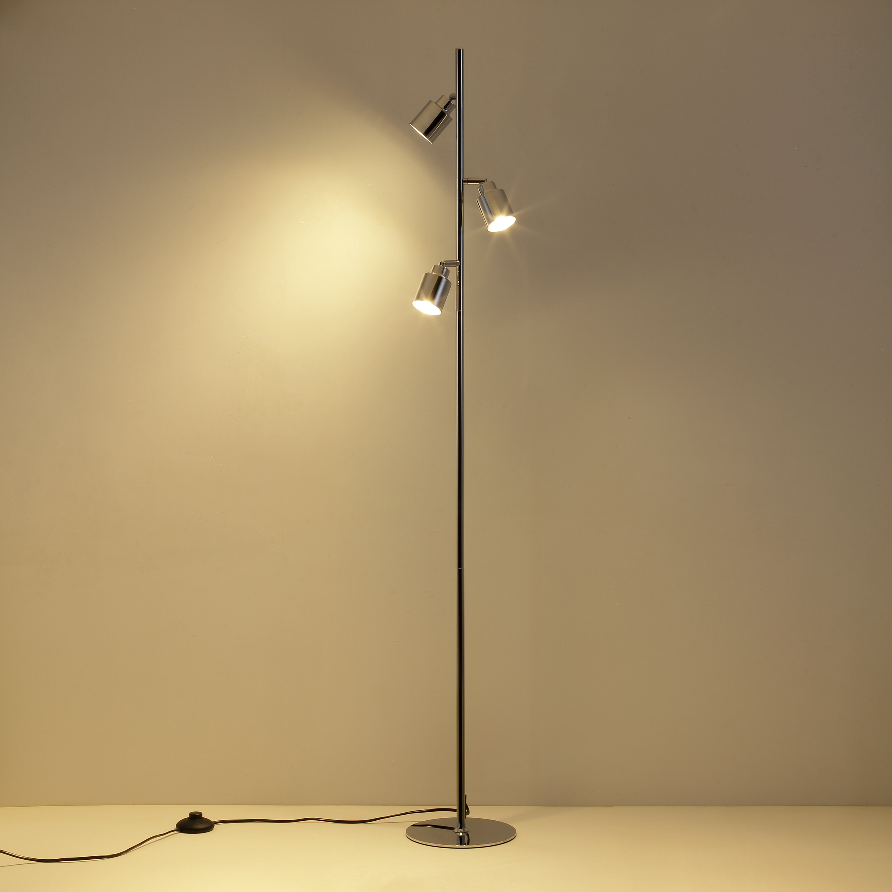 Lampa podłogowa Tekla chrom 3 x GU10 Inspire - 5