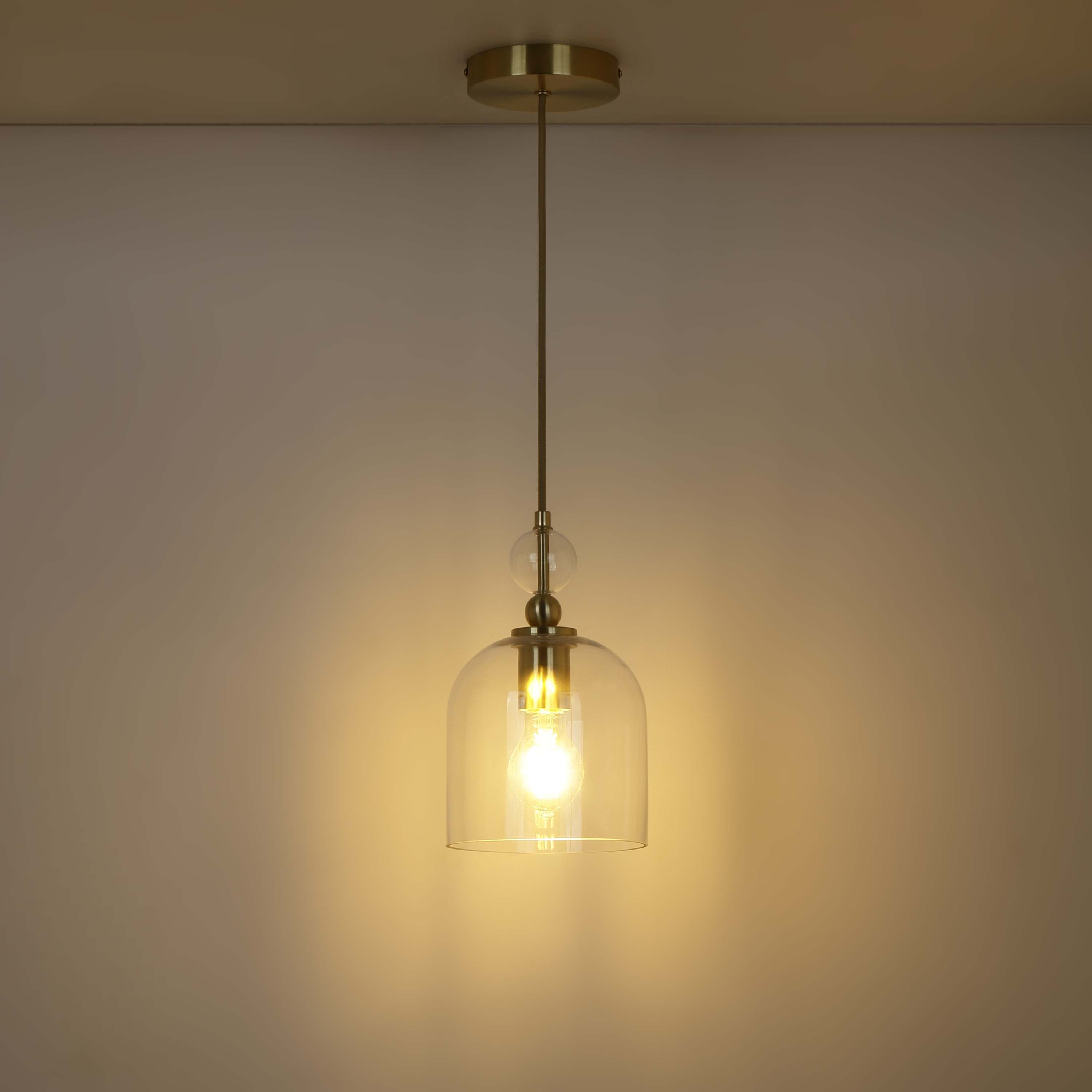 Lampa wisząca Lipsia złota E27 Inspire - 4