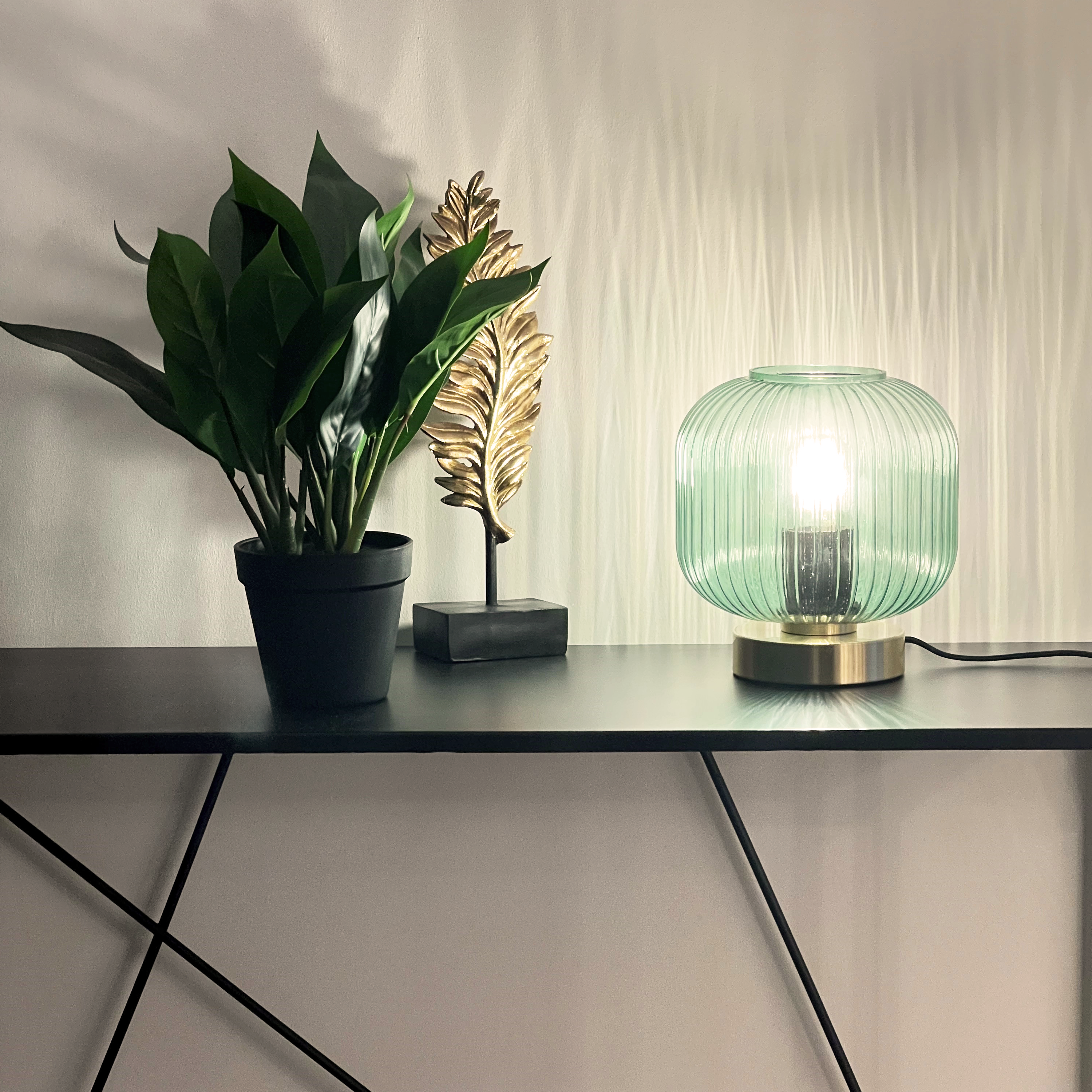 Lampa stołowa Dipsy zielona E27 Inspire - 8