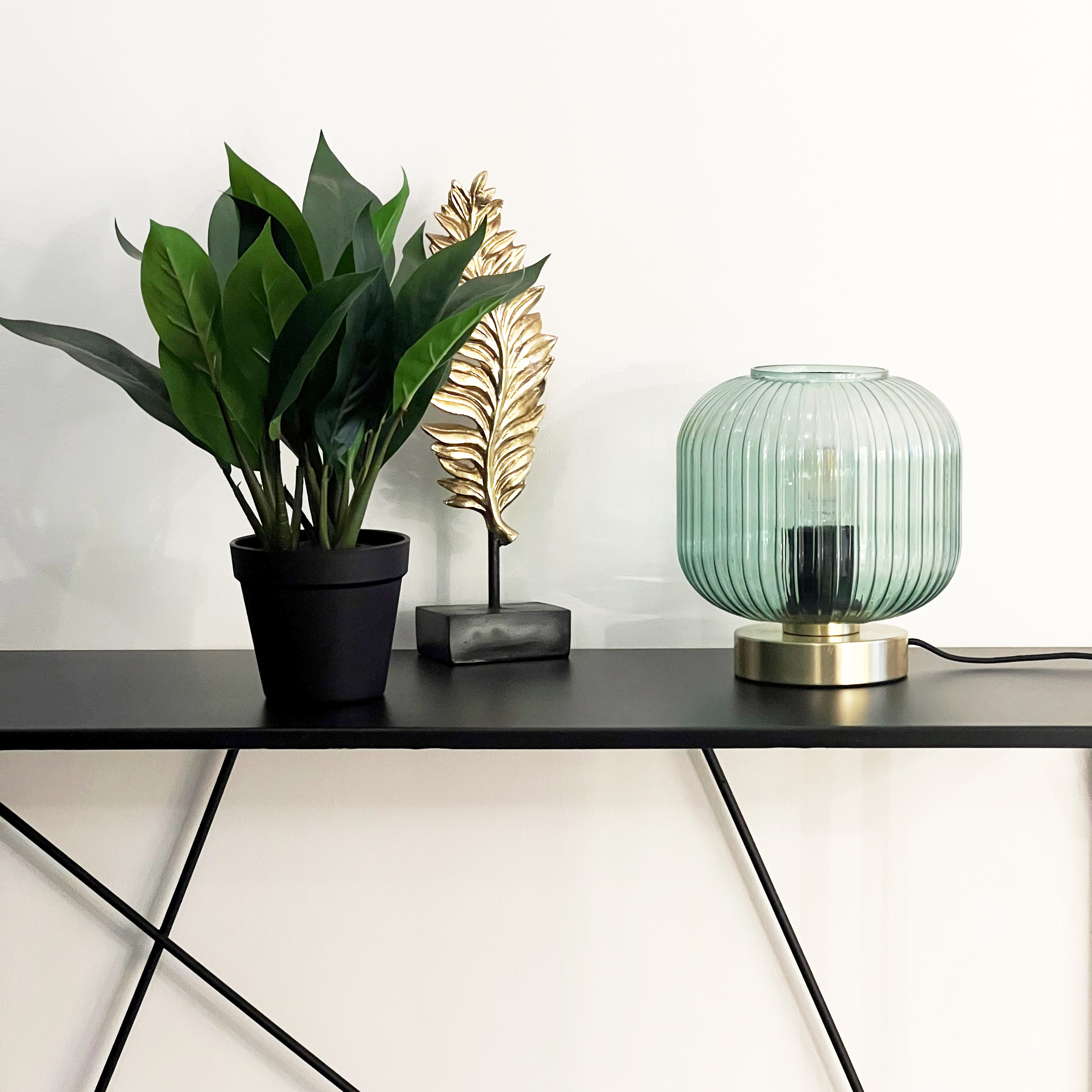 Lampa stołowa Dipsy zielona E27 Inspire - 6