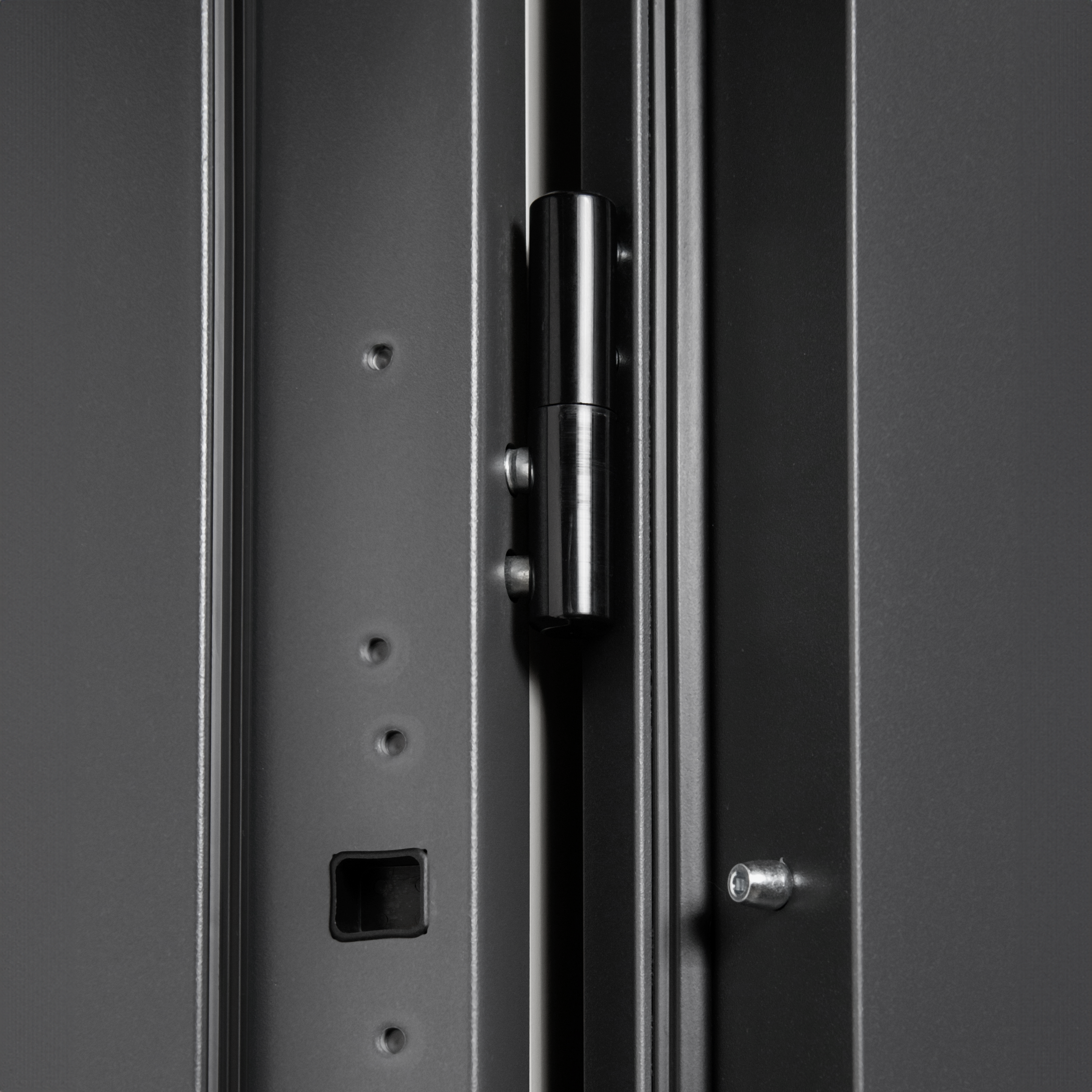 Drzwi stalowe zewnętrzne wejściowe Tulon antracytowe 90 prawe - 5