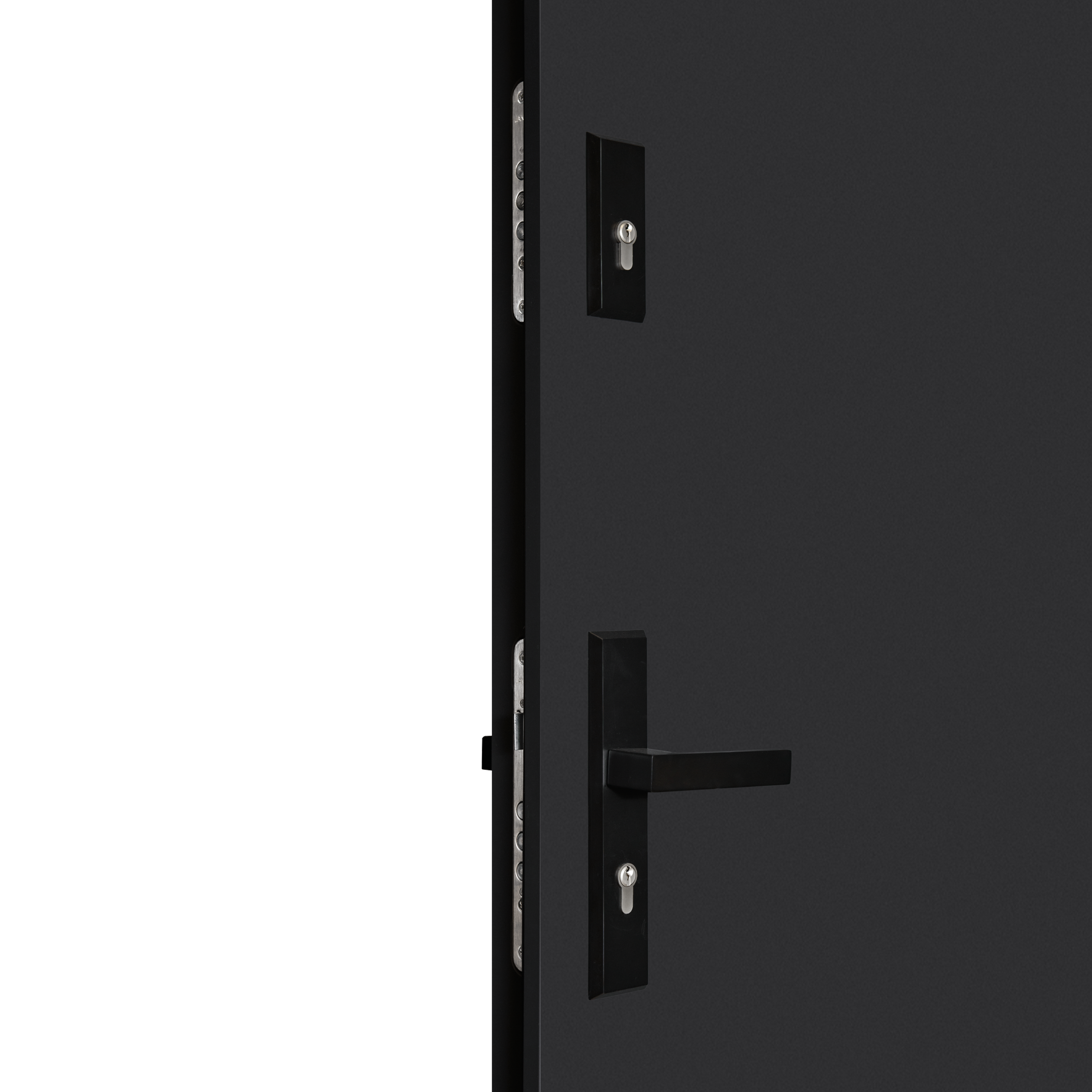 Drzwi stalowe zewnętrzne wejściowe Tulon antracytowe 90 prawe - 4