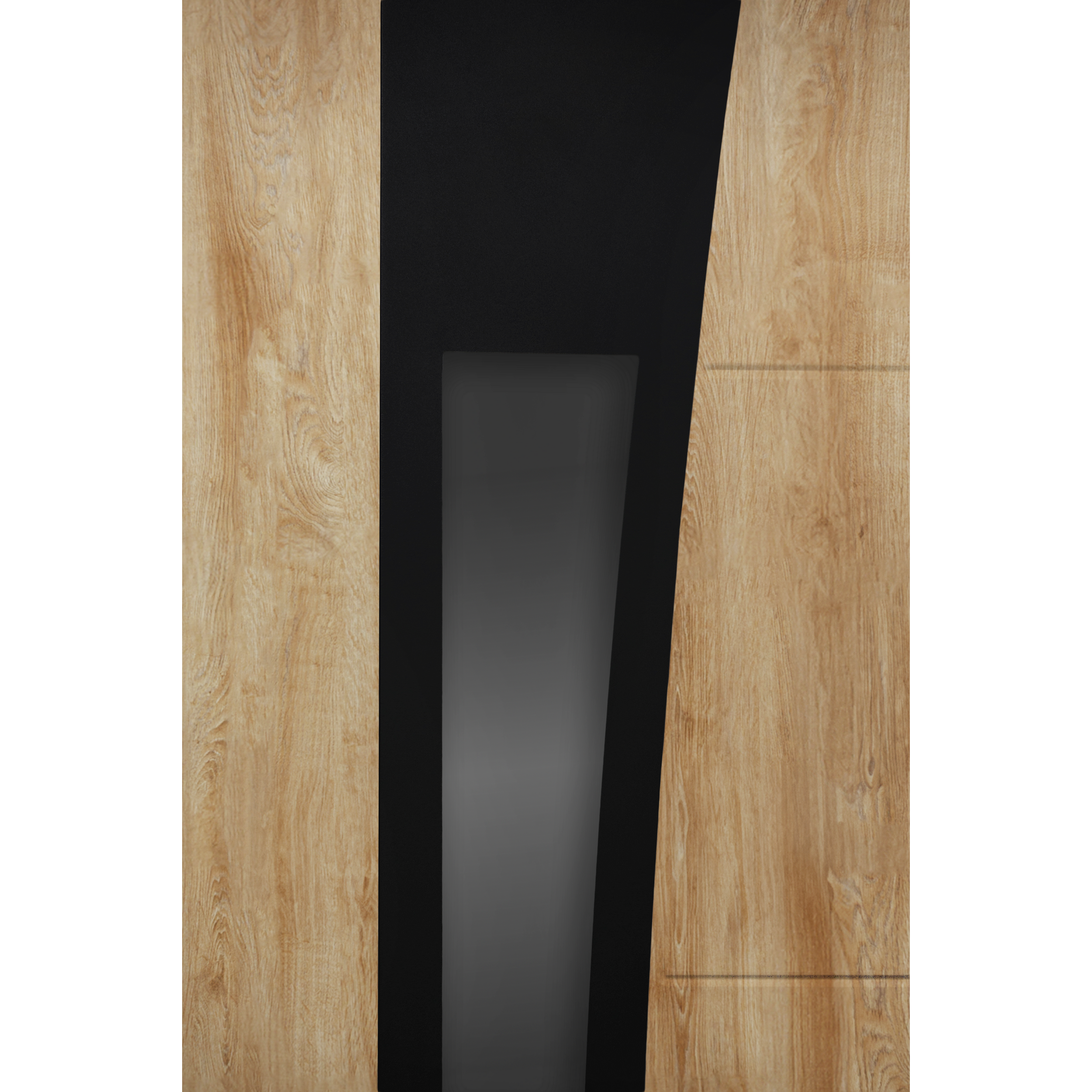 Drzwi zewnętrzne stalowe wejściowe Lyon Black Dąb Turner 90 prawe Pantor - 10