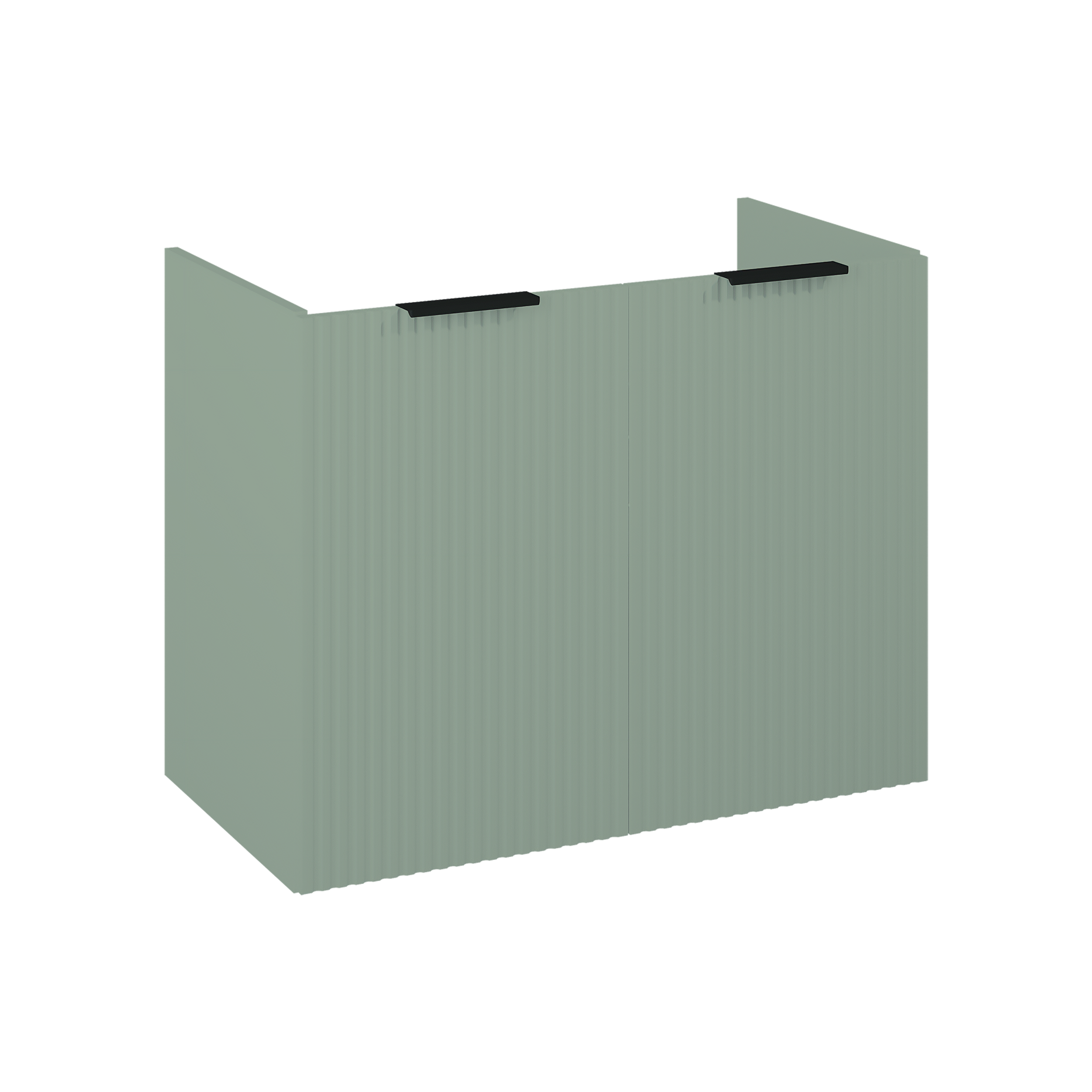 Szafka łazienkowa wisząca Nabel 80x45.2x63.5 cm zielona Roca