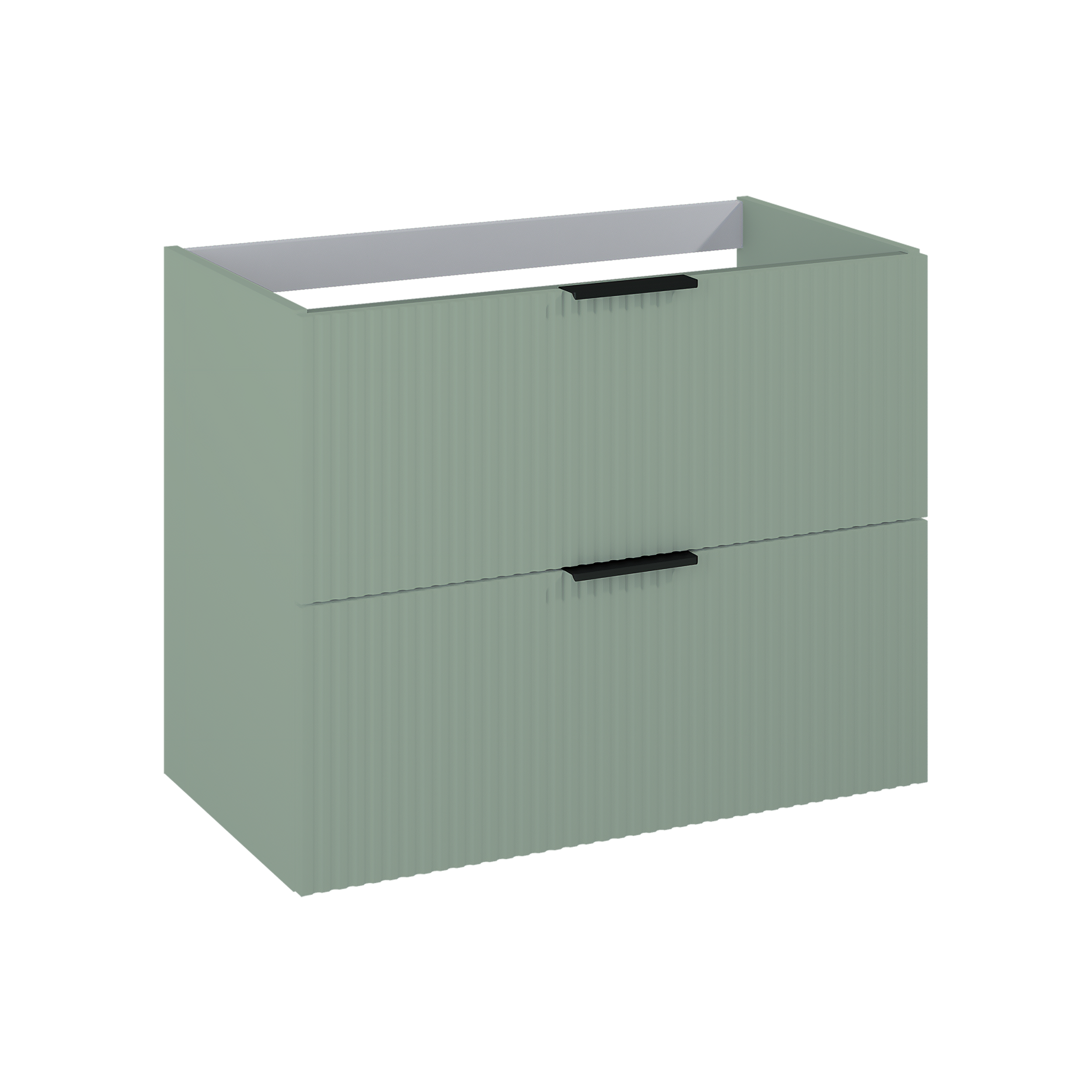 Szafka łazienkowa wisząca Nabel 80x63.5x45.2 cm zielona Roca
