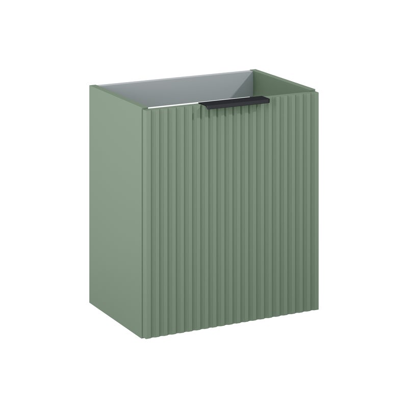 Szafka łazienkowa wisząca Nabel 43.8x29.8x50 cm zielona Roca
