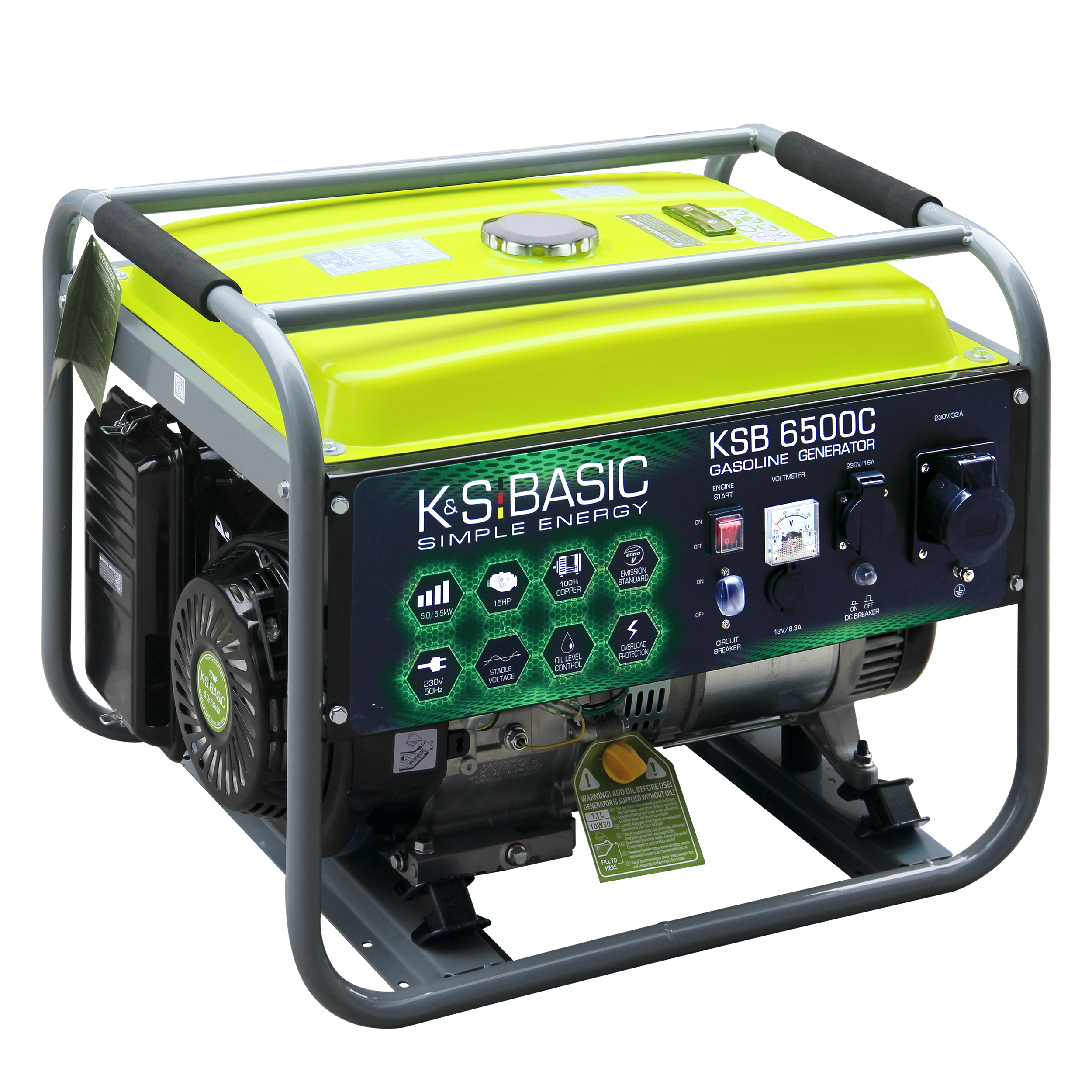 Agregat prądotwórczy KSB 6500C+ 230V 6.5KW