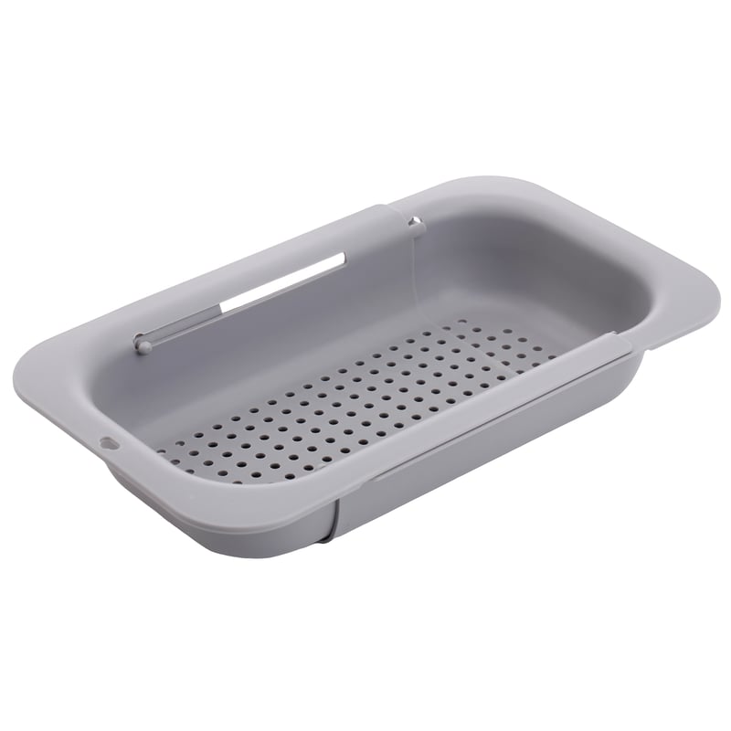 Ociekacz na zlewozmywak rozsuwany szary Kuchinox