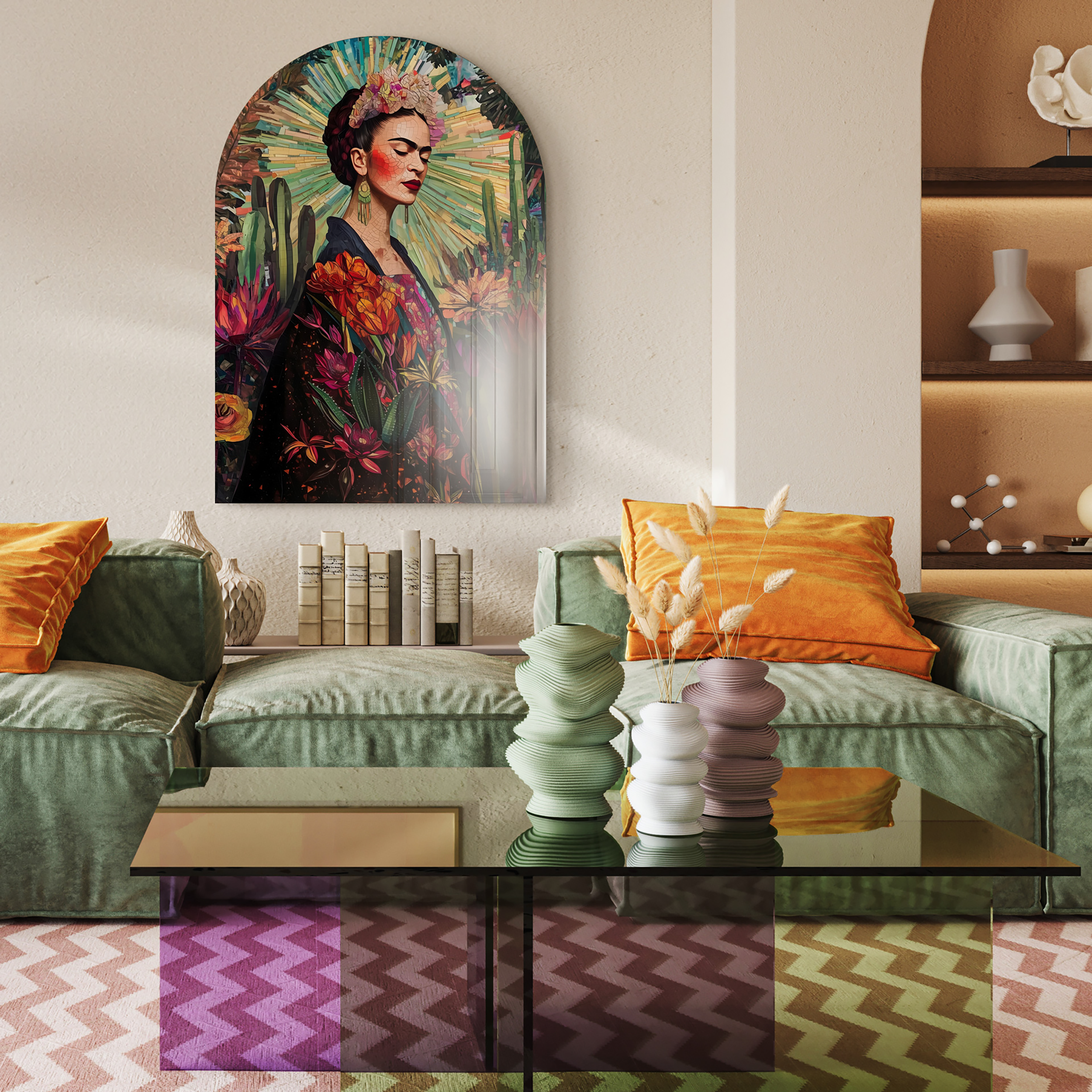 Obraz na szkle Frida 70 x 100 cm - 2