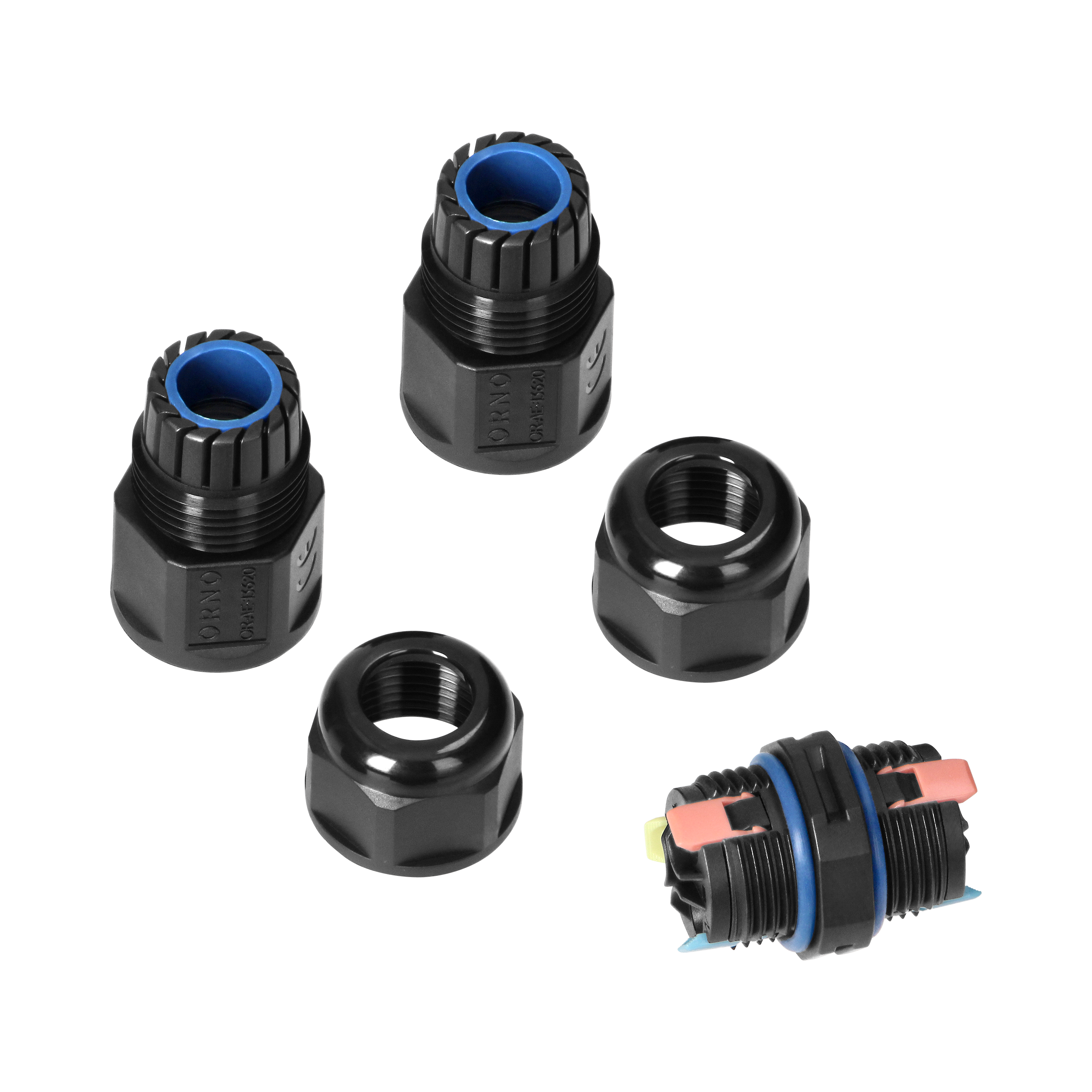 Konektor kablowy prosty IP68 3 x 4 mm²