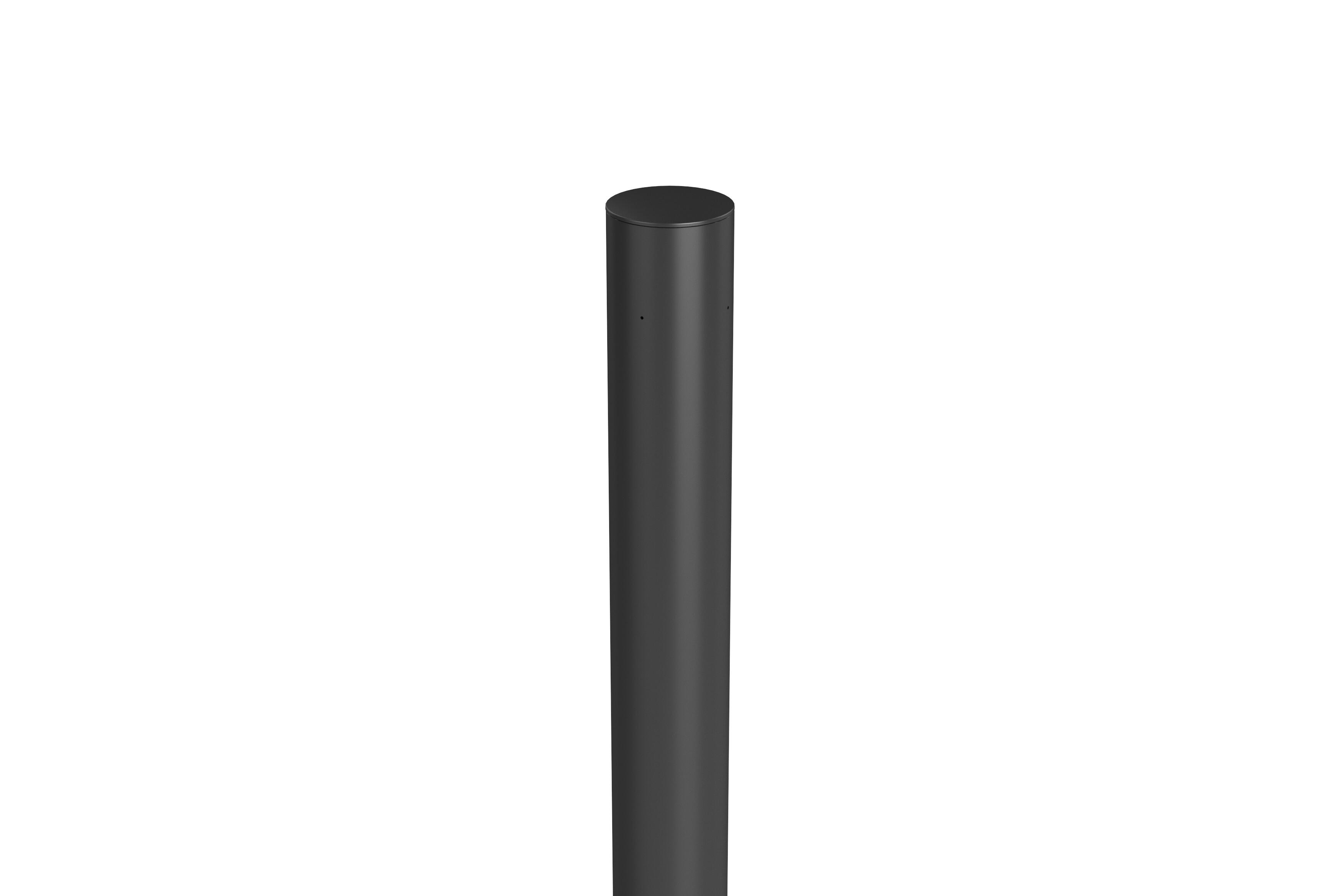 Soporte para fijar para de acero para poste de 135cm