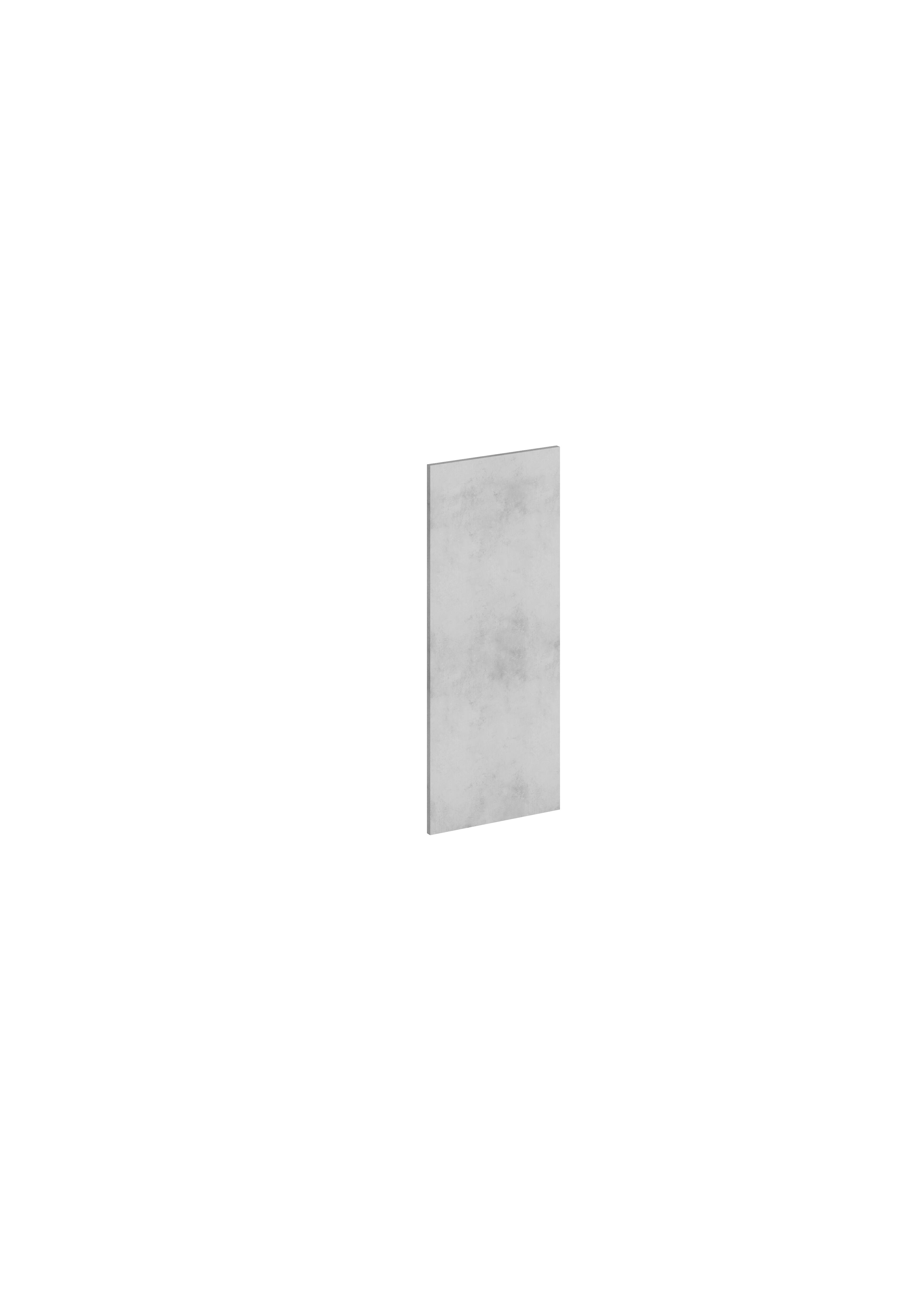 Costado para mueble de cocina milos cemento claro h 89.6 x l 37 cm