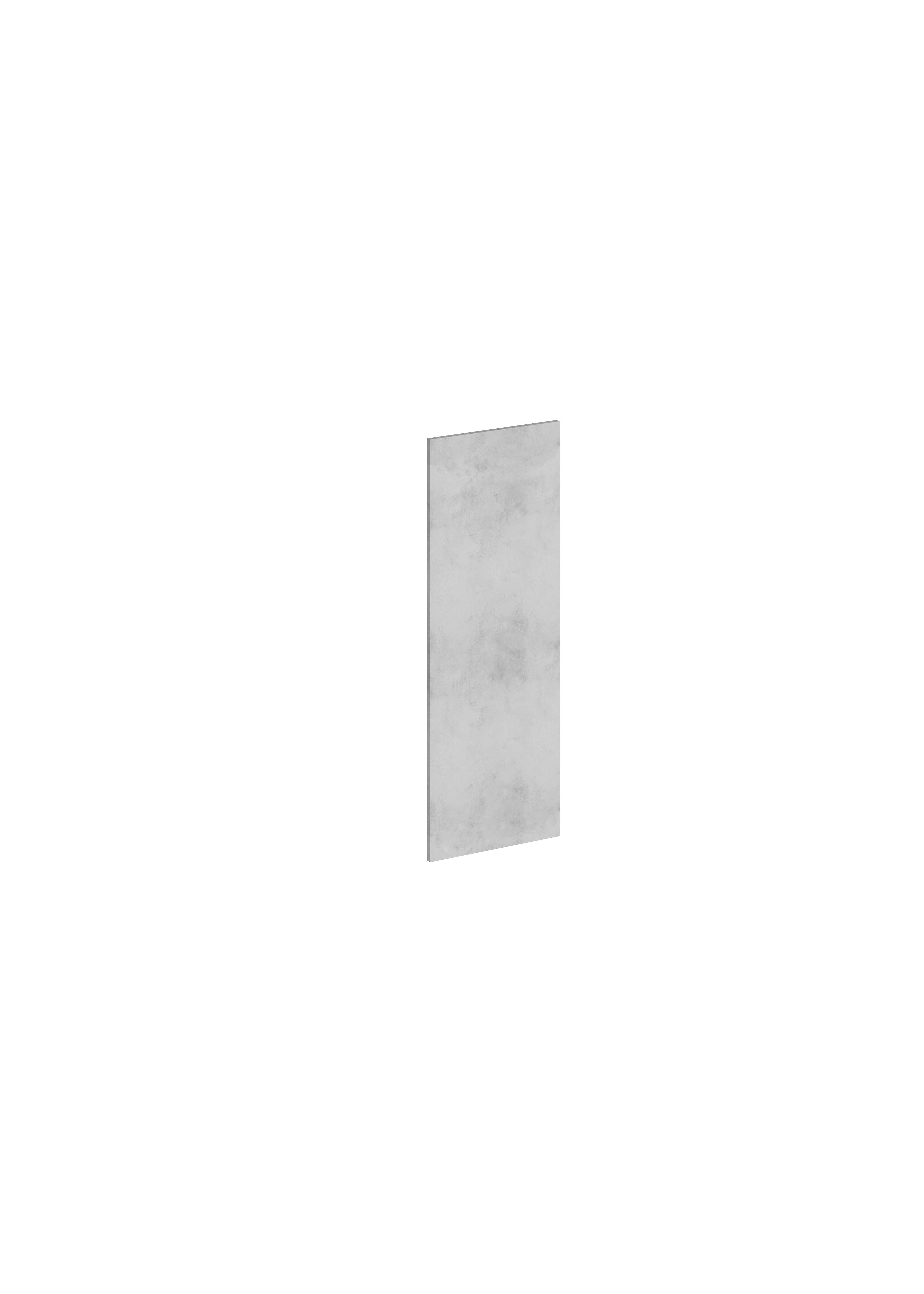 Costado para mueble de cocina milos cemento claro h 102.4 x l 37 cm