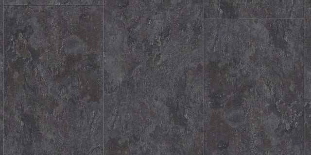Suelo vinílico autoad medio Classic V Style efecto piedra antracita GERFLOR