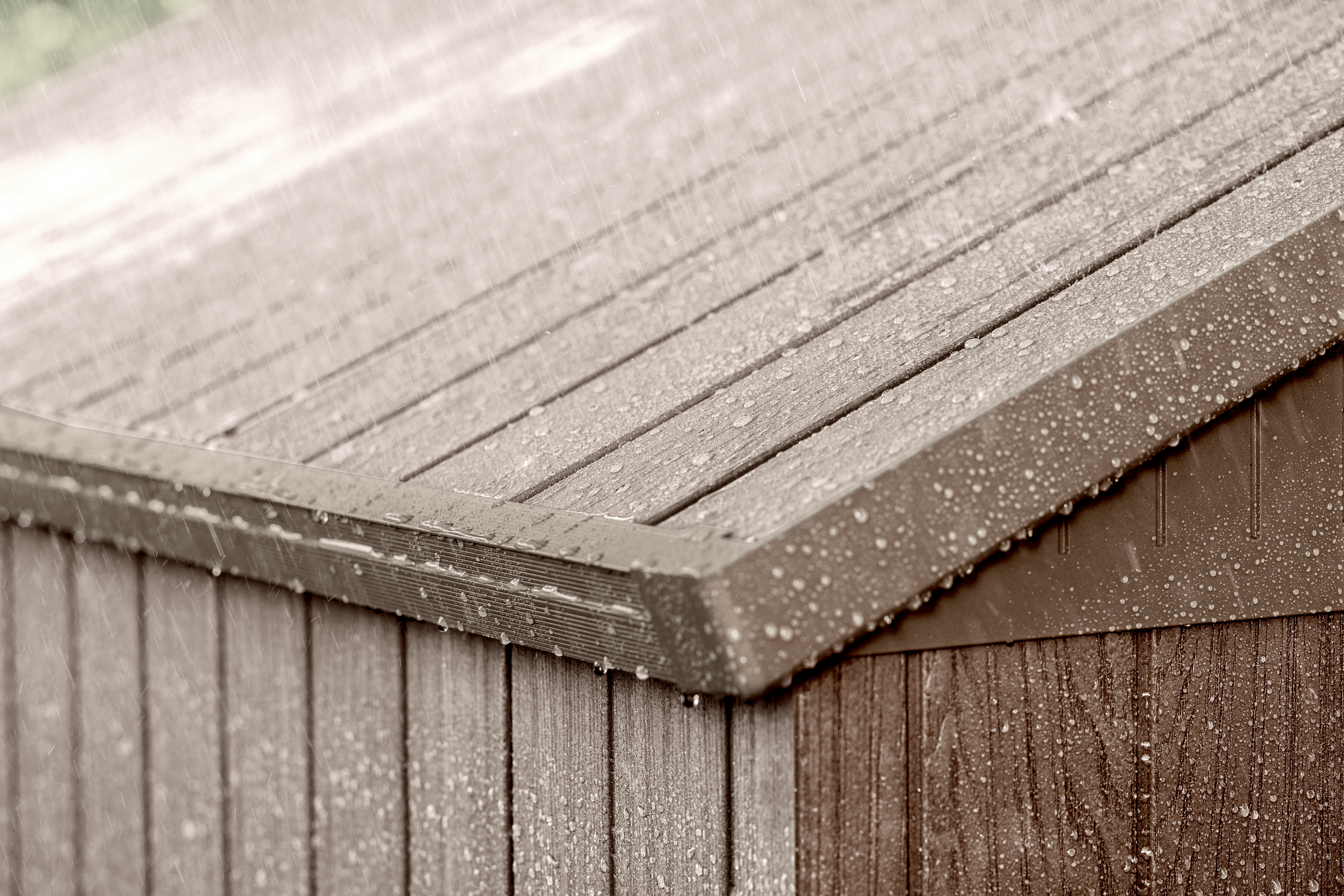 Casetta da giardino KETER Darwin in polipropilene legno con porta battente semplice, superficie interna 1.98 m² e spessore parete 16 mm, con pavimento - 11