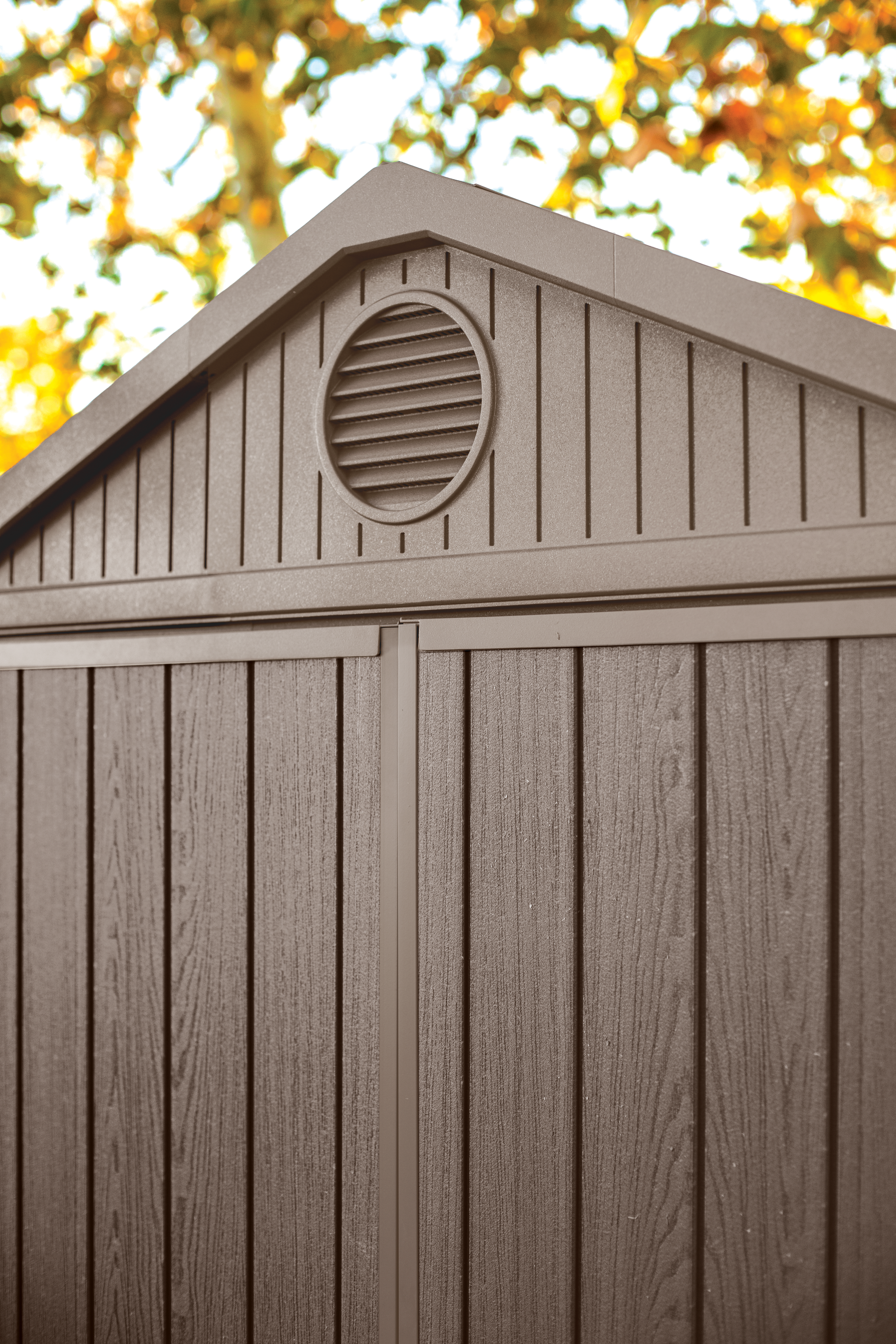 Casetta da giardino KETER Darwin in polipropilene legno con porta battente semplice, superficie interna 1.98 m² e spessore parete 16 mm, con pavimento - 13