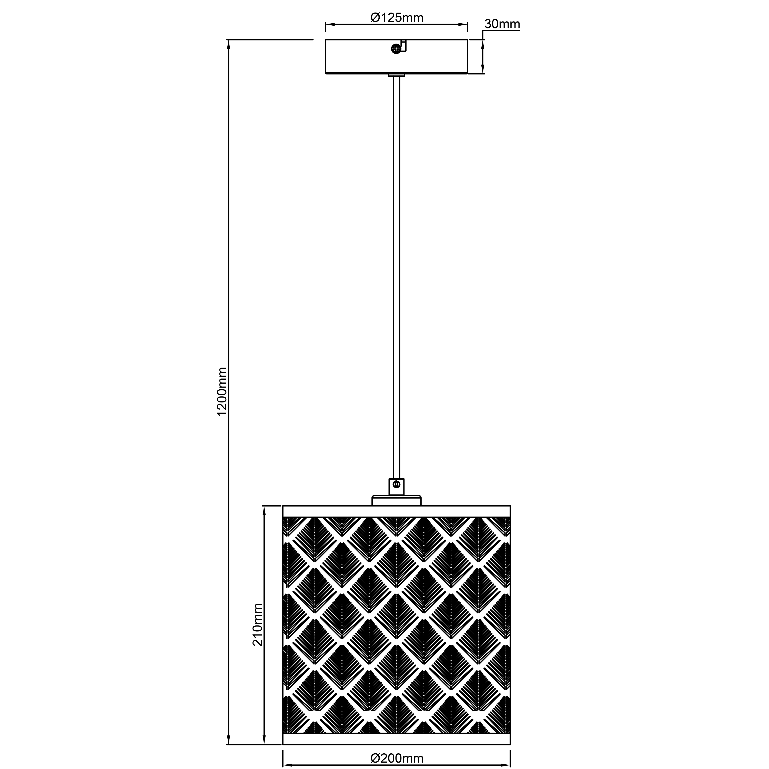 Lampa wisząca Galati złota E27 Inspire - 9