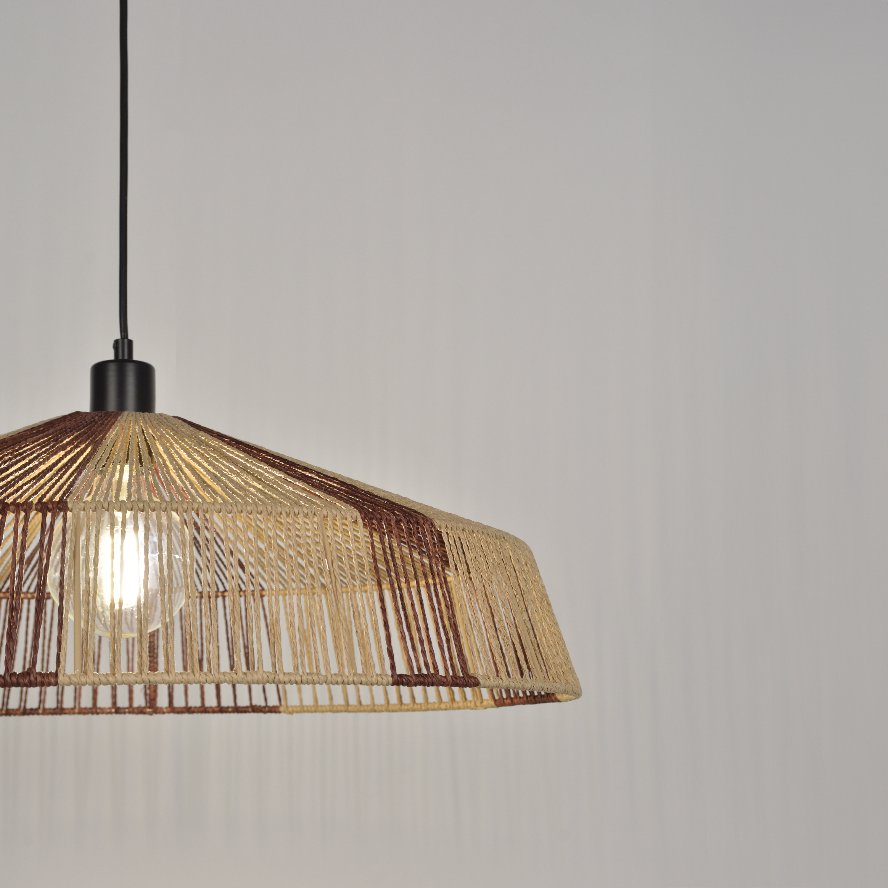 Lampa wisząca Mikona natural E27 58 cm Inspire - 9