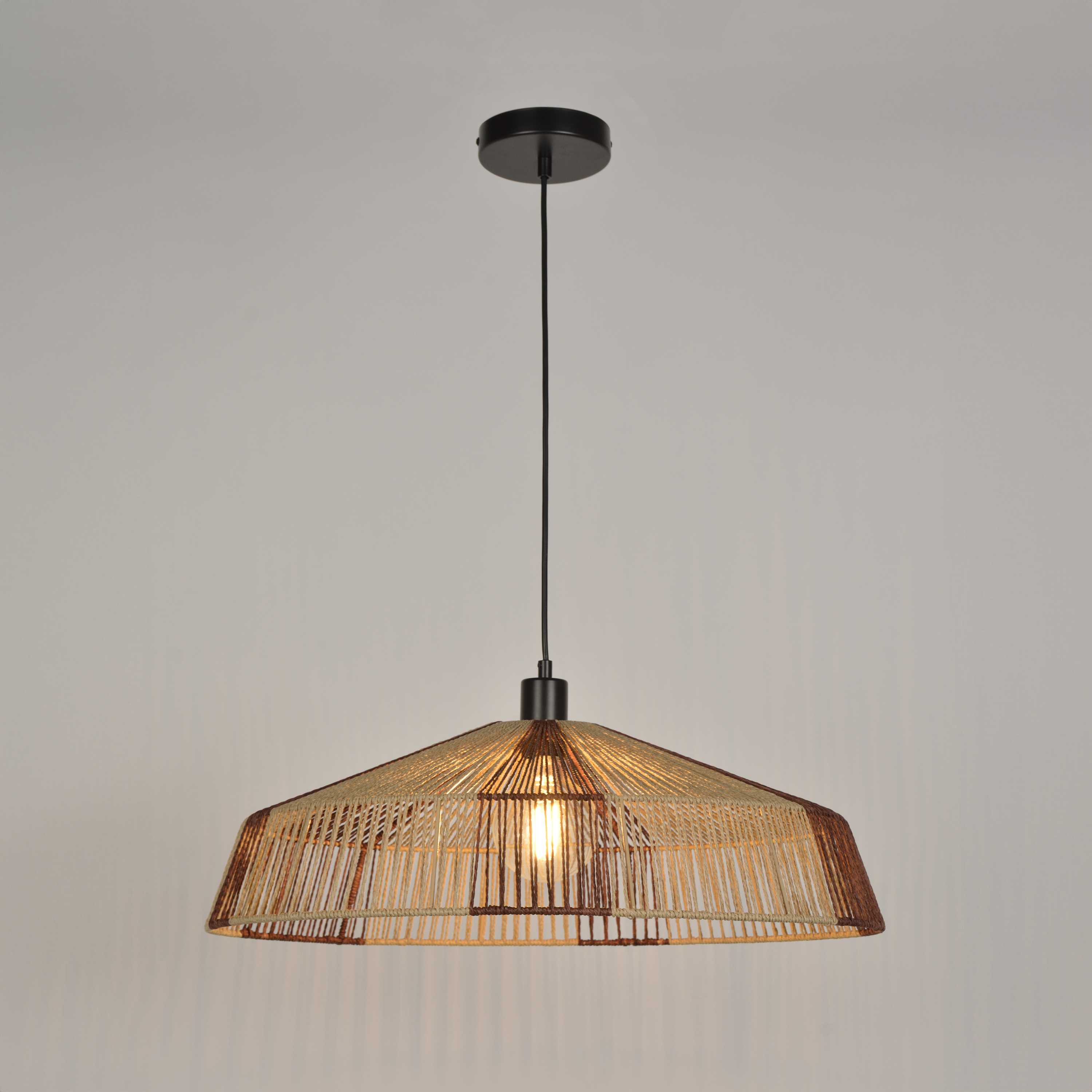 Lampa wisząca Mikona natural E27 58 cm Inspire - 6