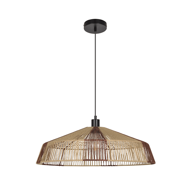 Suspension Mikona corde, terracotta, Diam.58 cm INSPIRE, E27