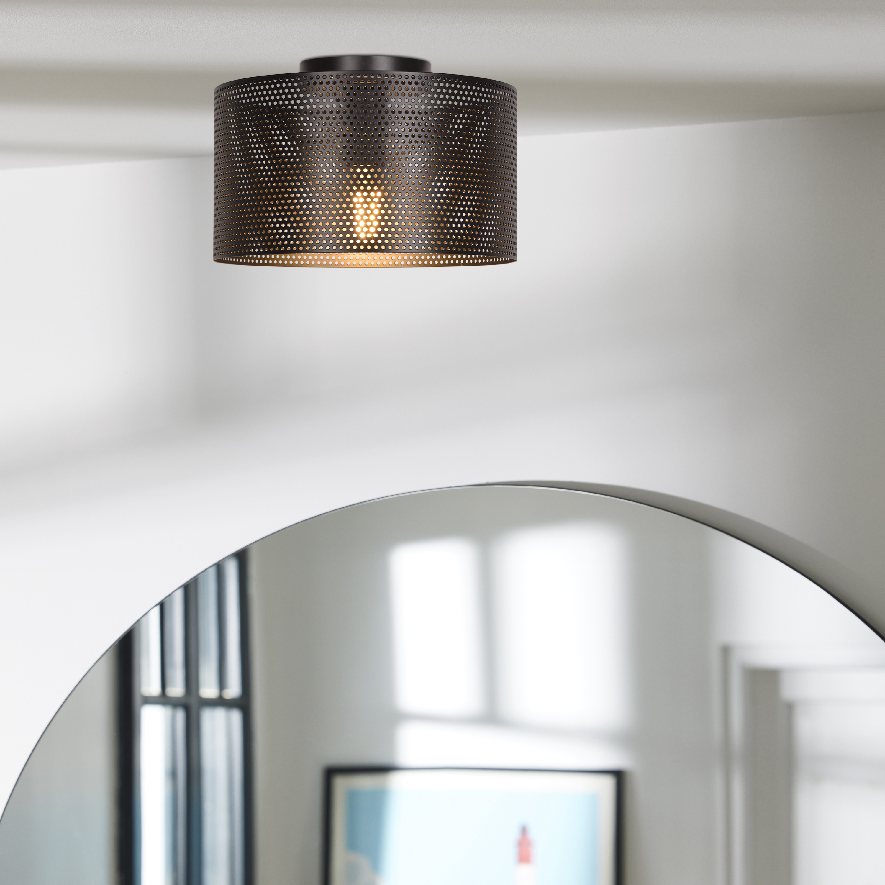 Lampa sufitowa Carmid czarna E27 Inspire