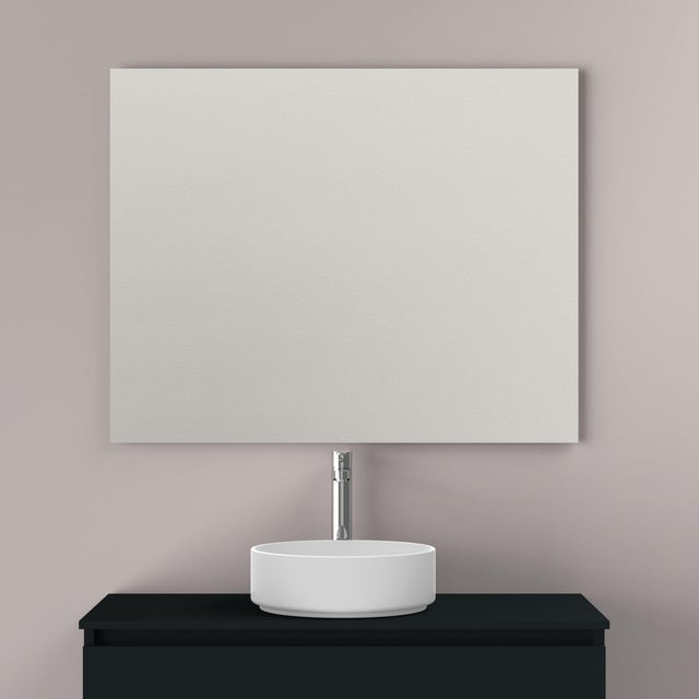 Espejo de baño Luna Lisa 100x80 cm sin marco