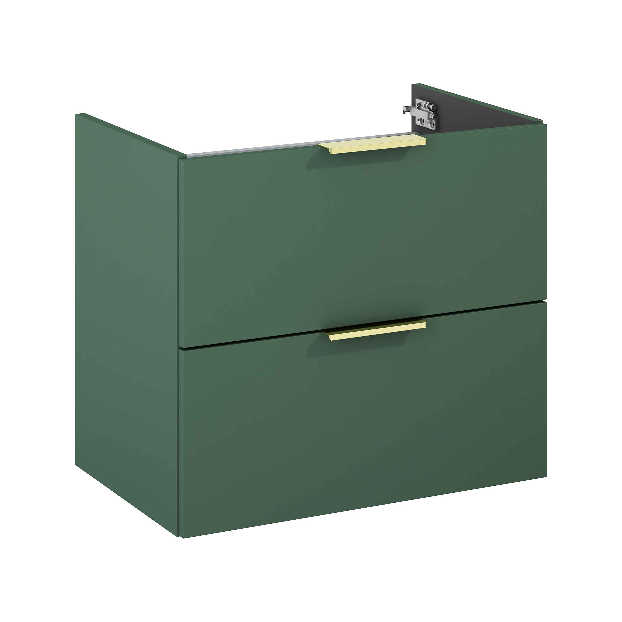 Szafka pod umywalkę wisząca Katalonia 60x38.4x53 cm zielona Sensea