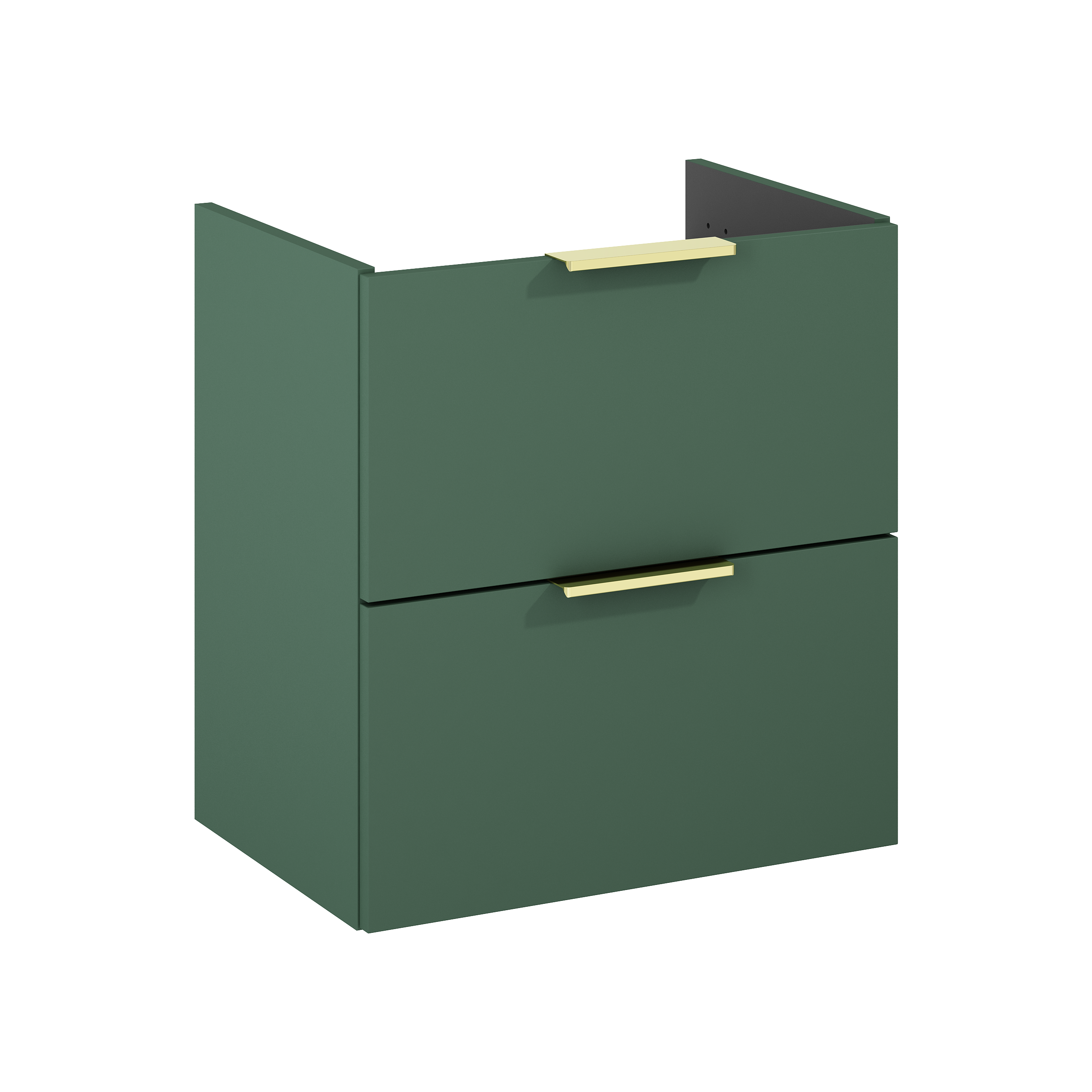 Szafka pod umywalkę wisząca Katalonia 50x34.4x53 cm zielona Sensea