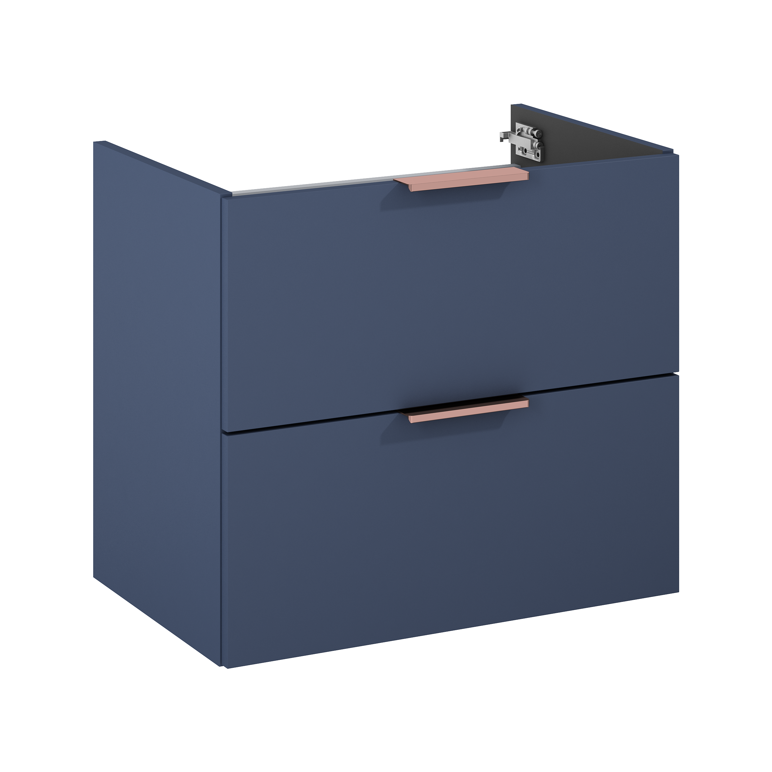 Szafka pod umywalkę wisząca Katalonia 60x38.4x53 cm granatowa Sensea