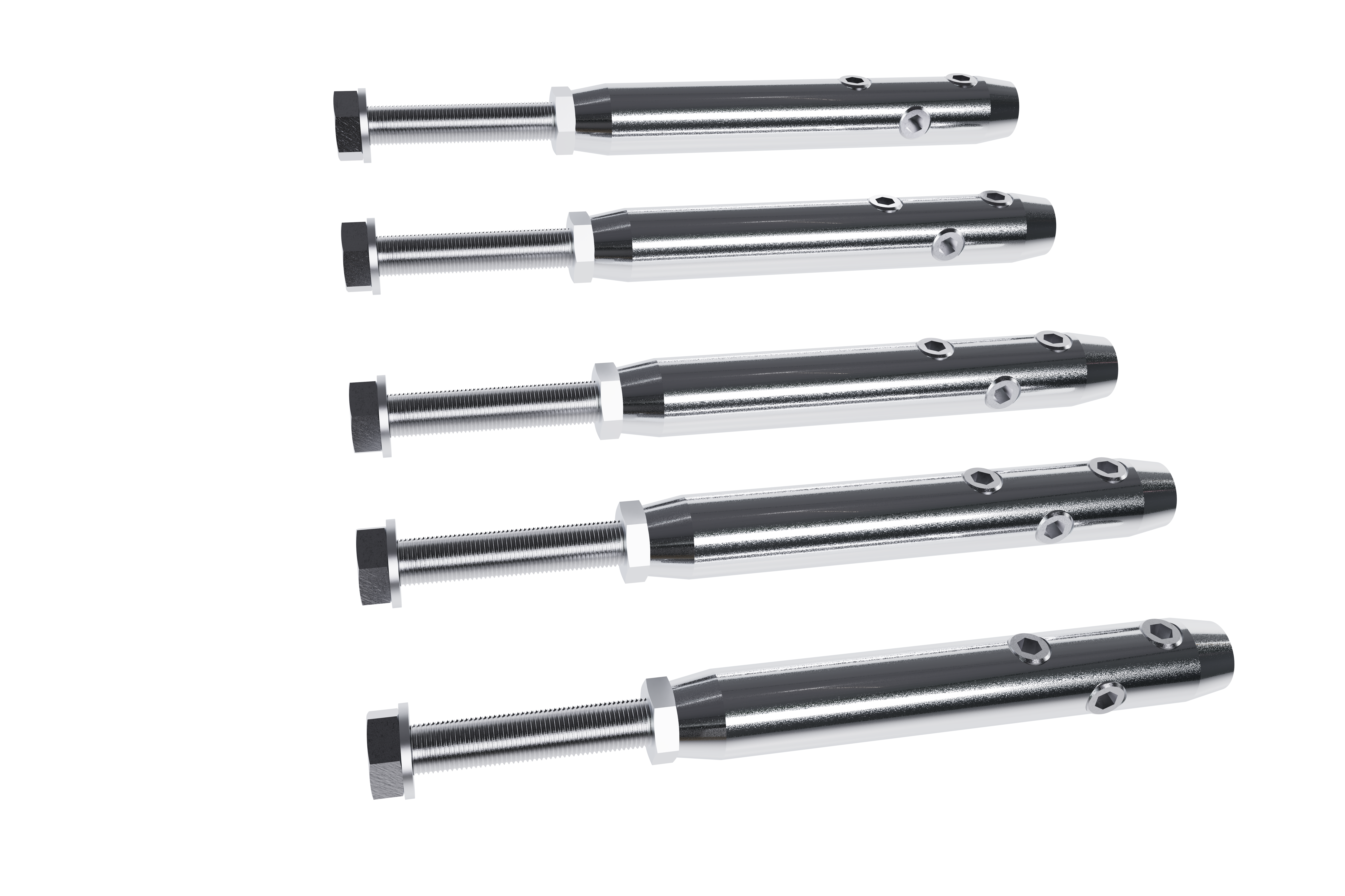 5 tendeurs pour câbles long 70mm - 2