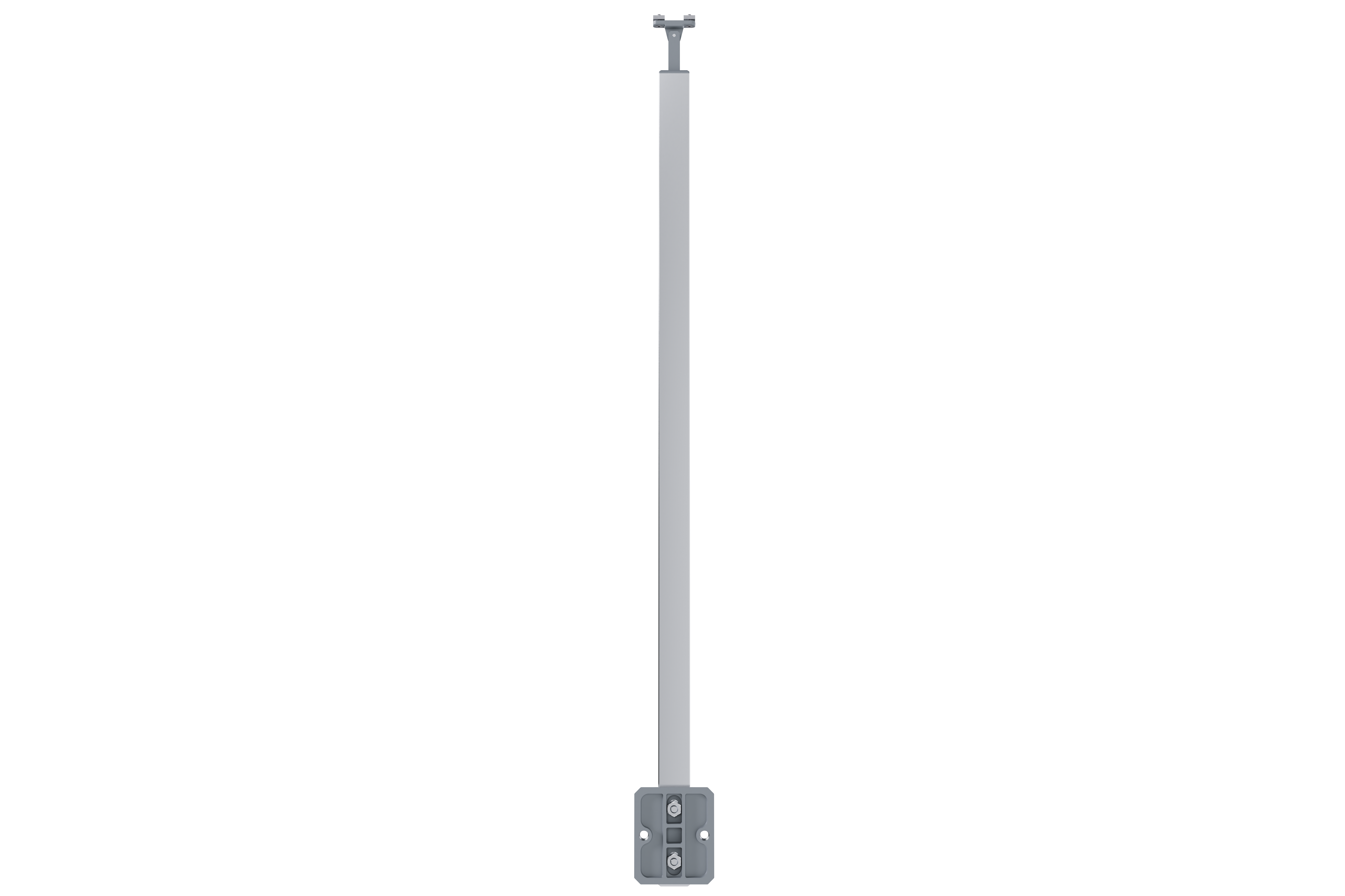 Poteau latéral gris OBAPI Quadro - 2