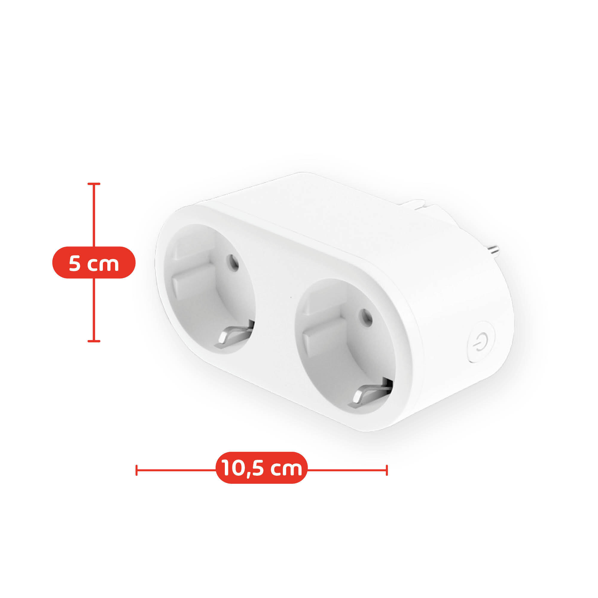 Tomada dupla wifi ENERGEEKS 16A - 6