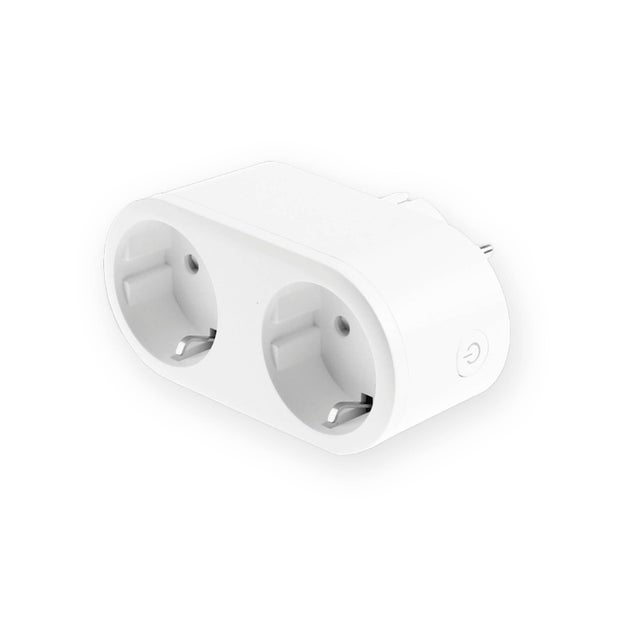 Enchufe Wifi doble 16A con medidor de consumo y programable ENERGEEKS