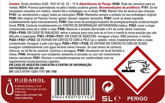 Desincrustante pedras duras e cimento 1 L Siril - 5