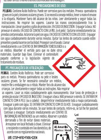 Gel abrasivo WC extra forte 0,75 L Impact - 5