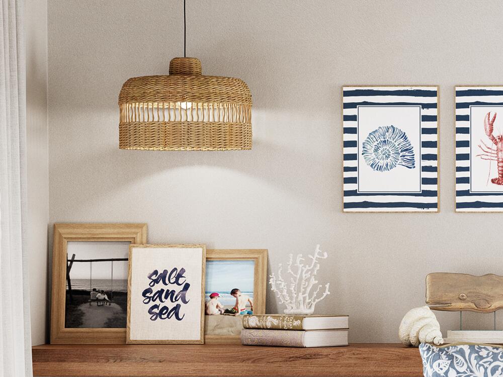 Set de 2 láminas Salt sand sea 30x40cm - 6