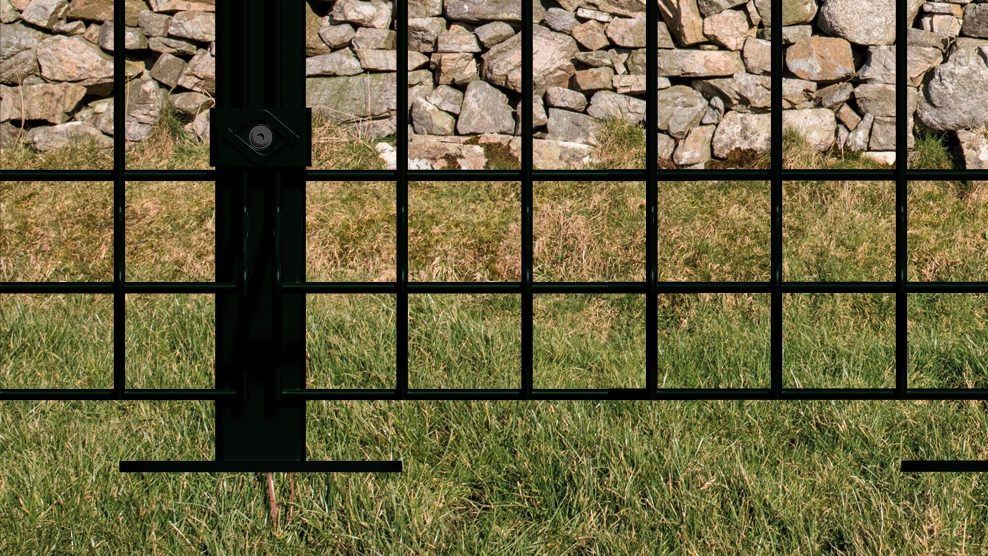 Base de poste para  de acero para poste de 6 x 4 cm - 3